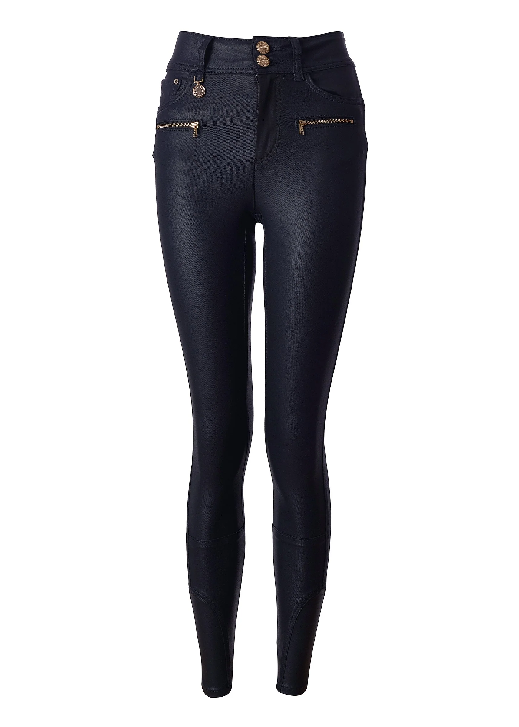 Coated Jodhpur Jean (Navy) - Image 4