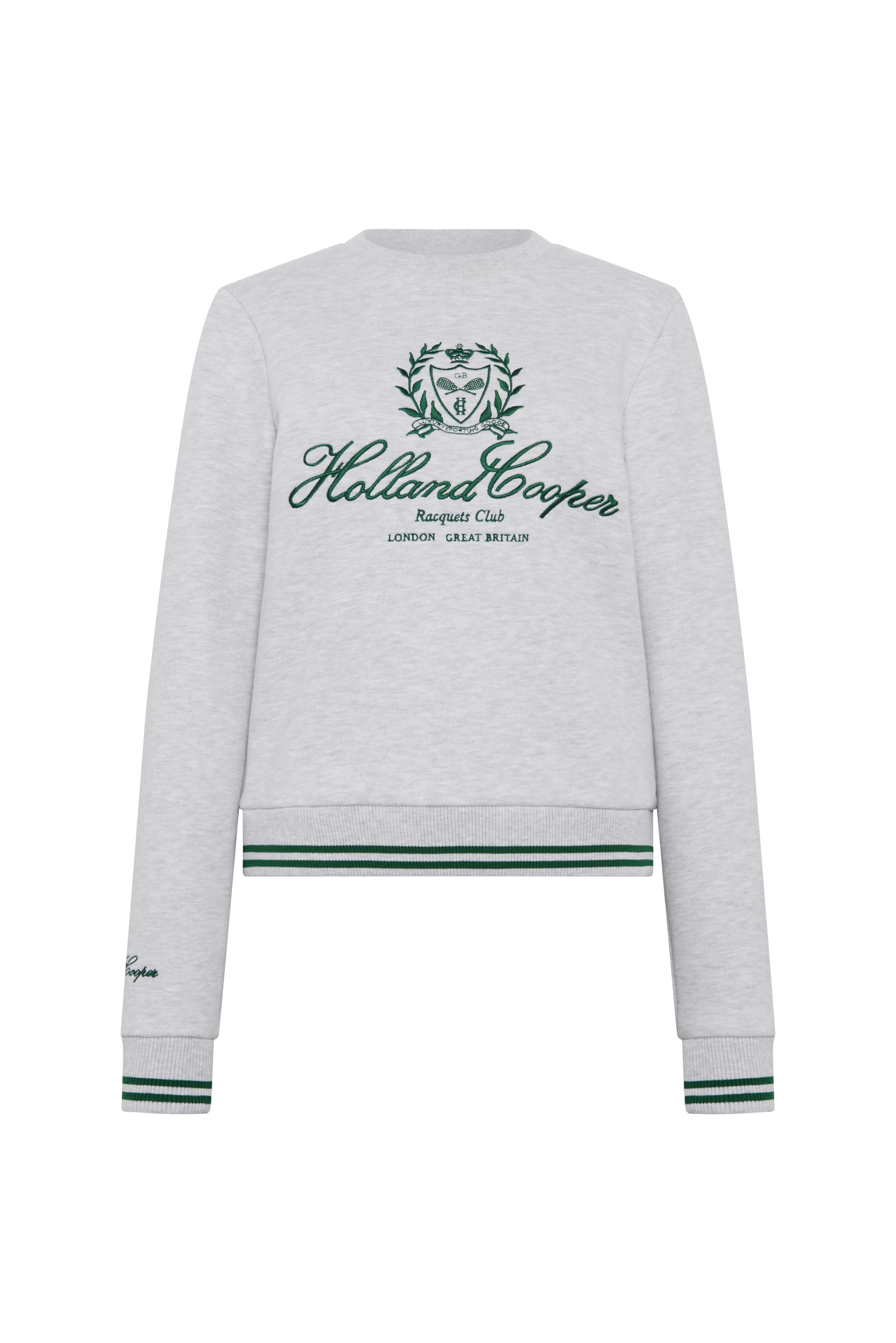 Collegiate Crew Neck Sweat (Ice Marl) - Image 6