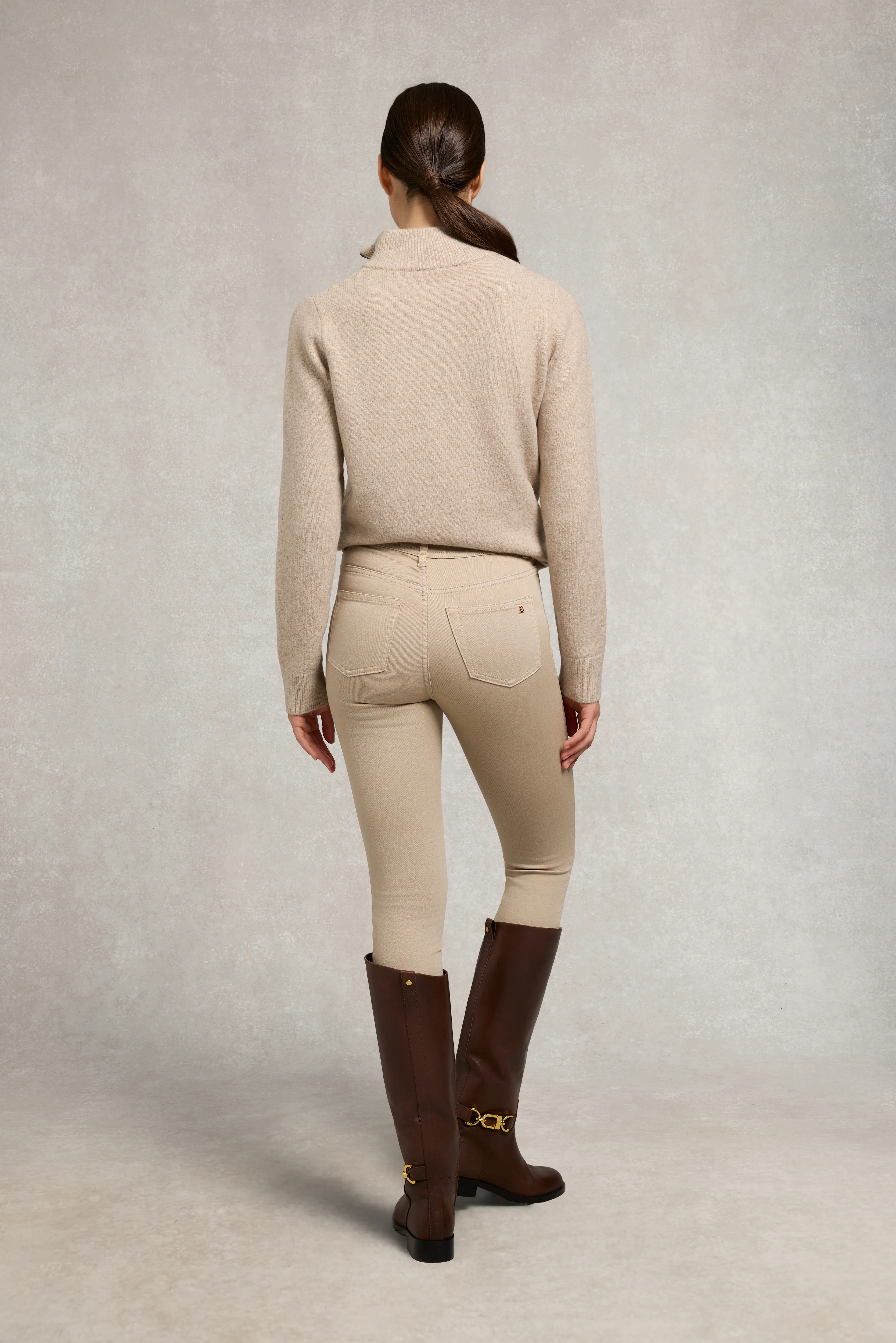 Contour Skinny Jean (Taupe) - Image 4