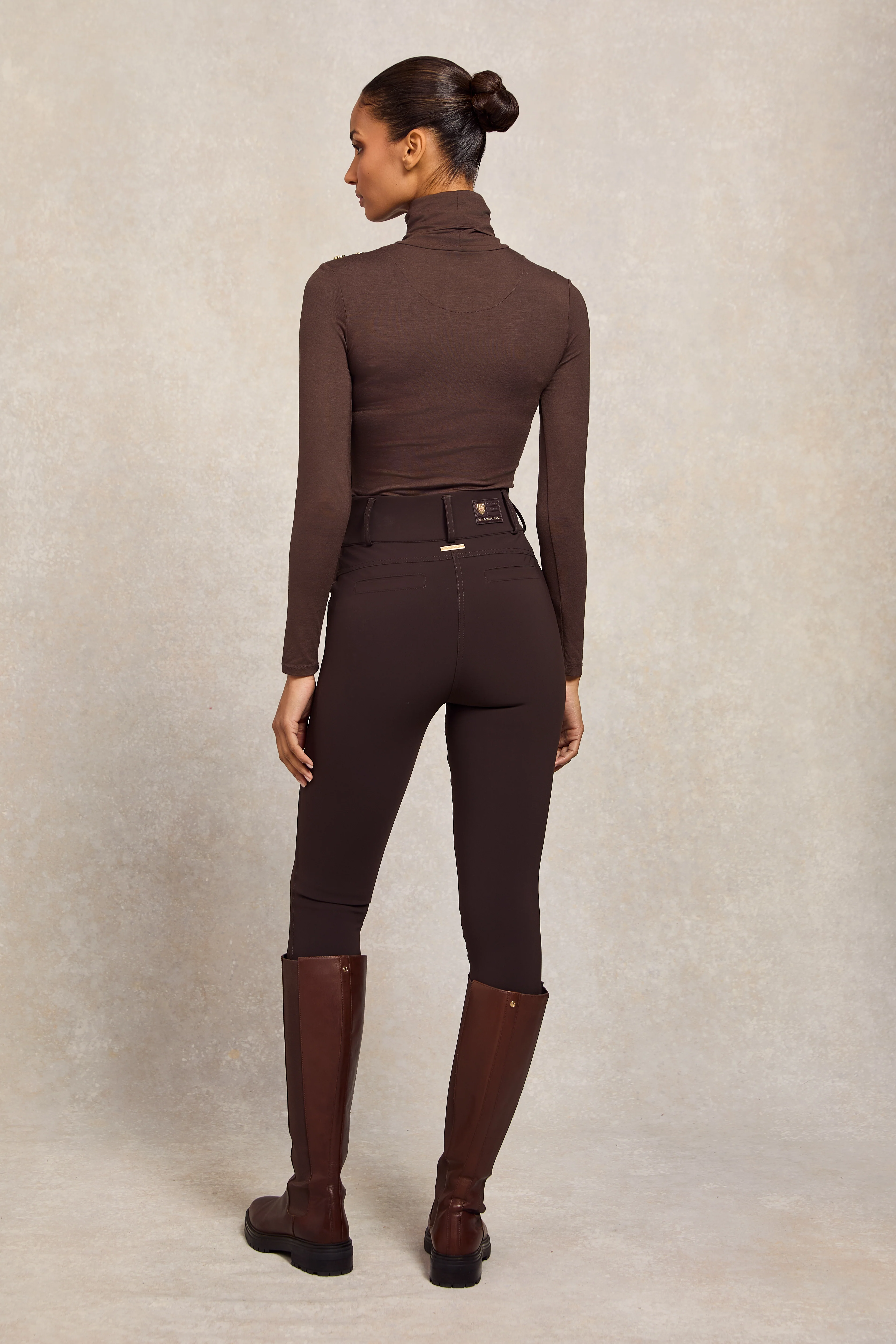 Contour Trouser (Chocolate) - Image 2