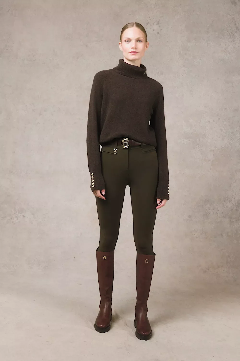Contour Trouser (Dark Olive) - Image 5