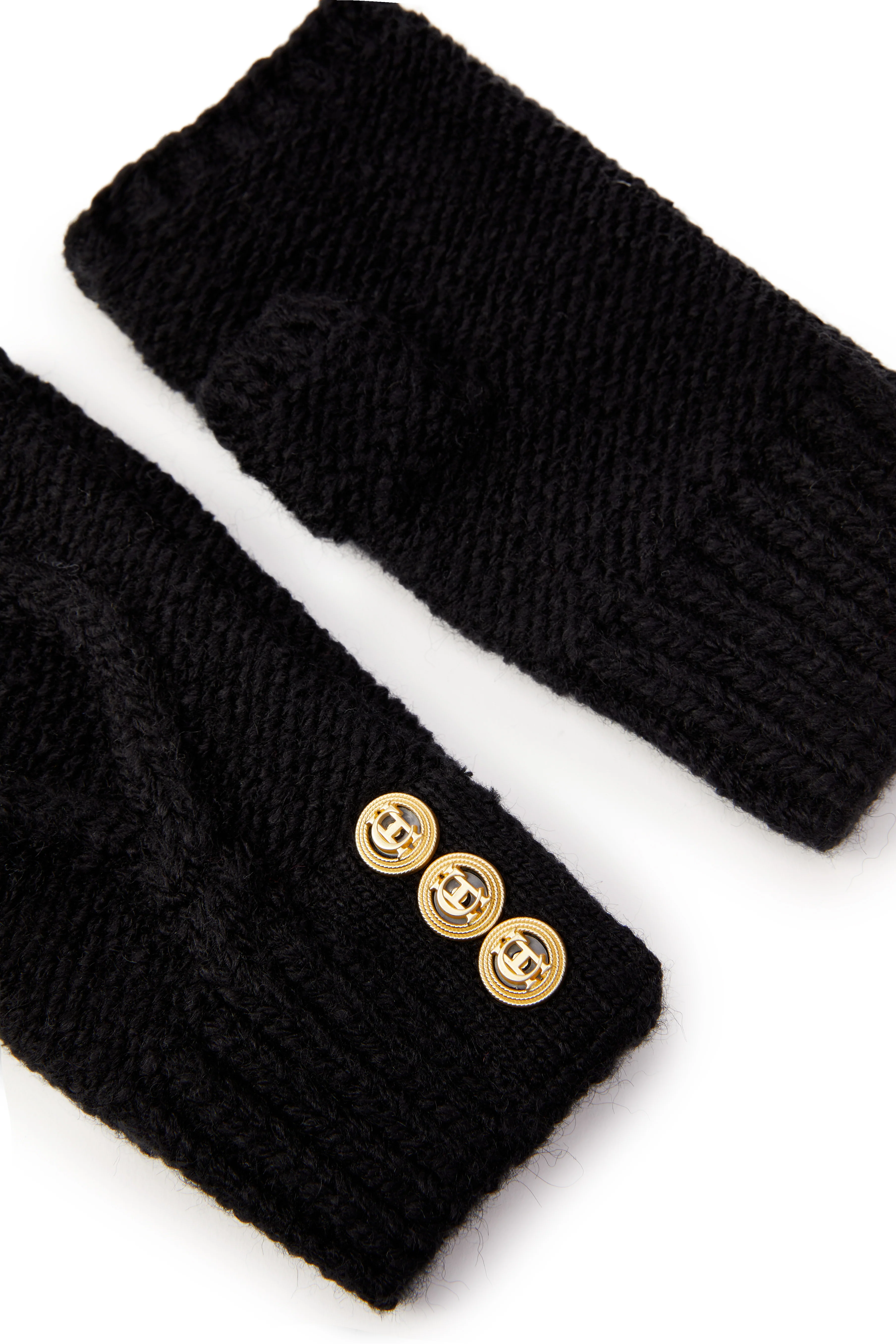 Cortina Fingerless Gloves (Black) - Image 3