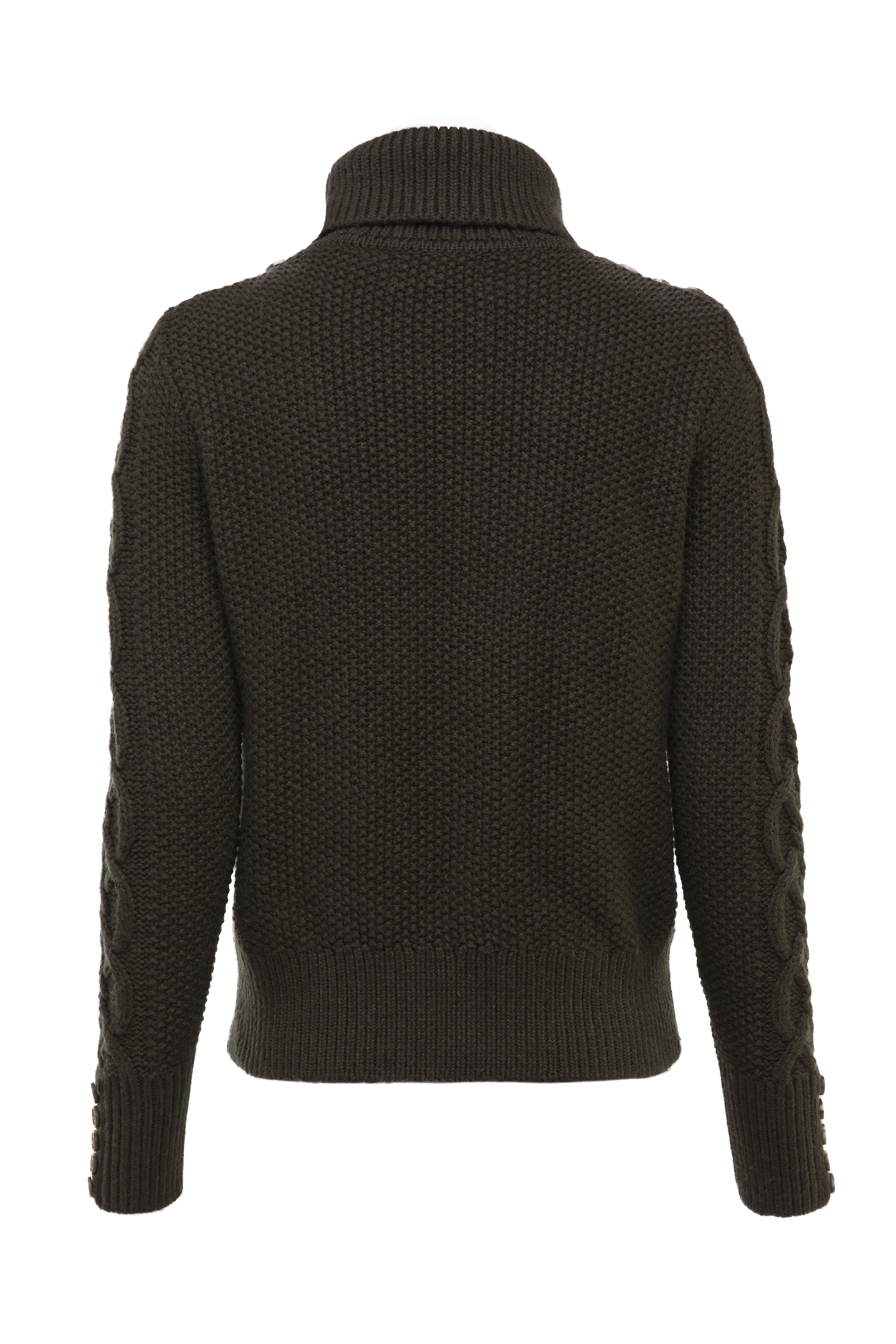 Cortina Roll Neck Knit (Fern Green) - Image 6