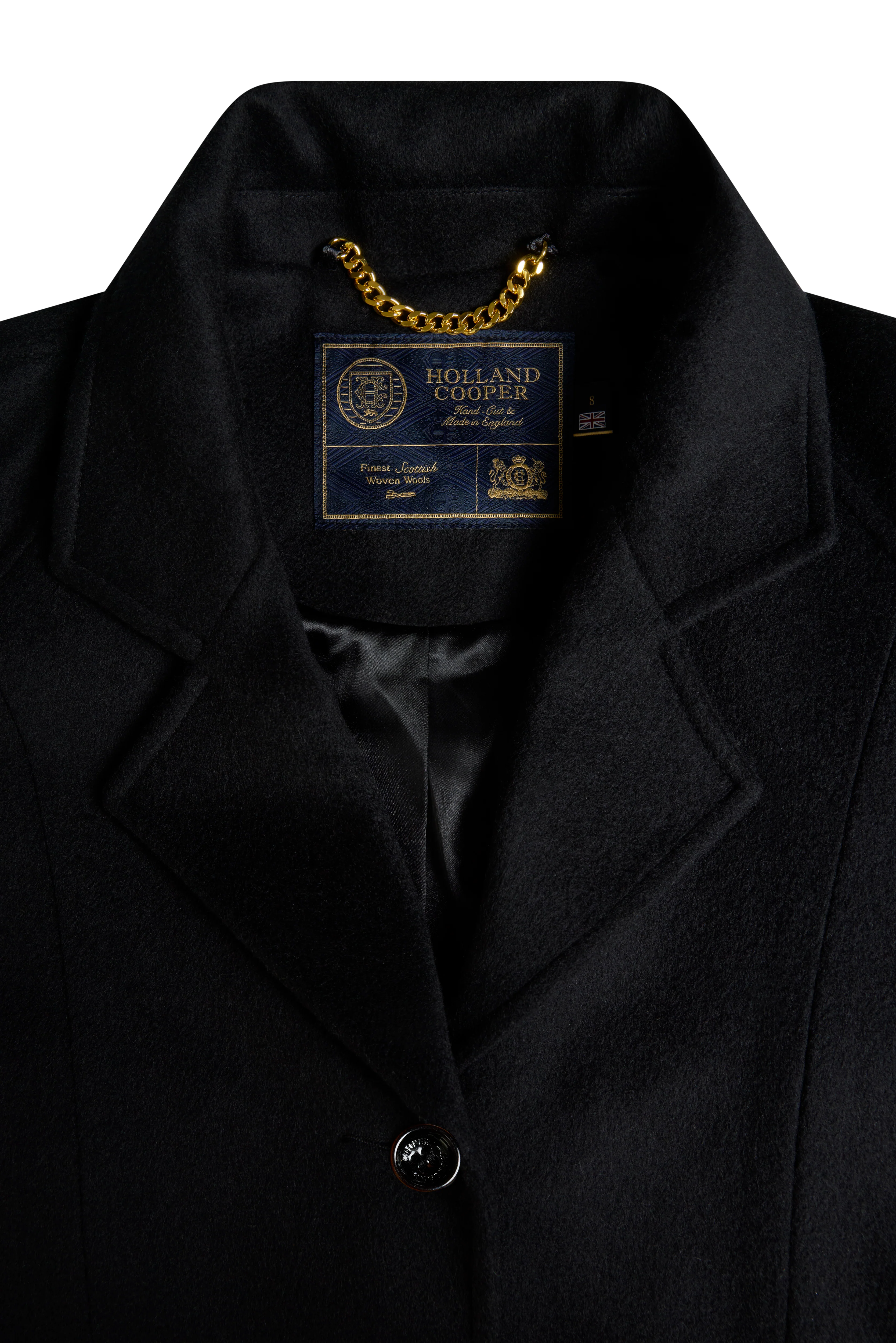 Cotswold Belted Jacket (Soft Black) - Image 12