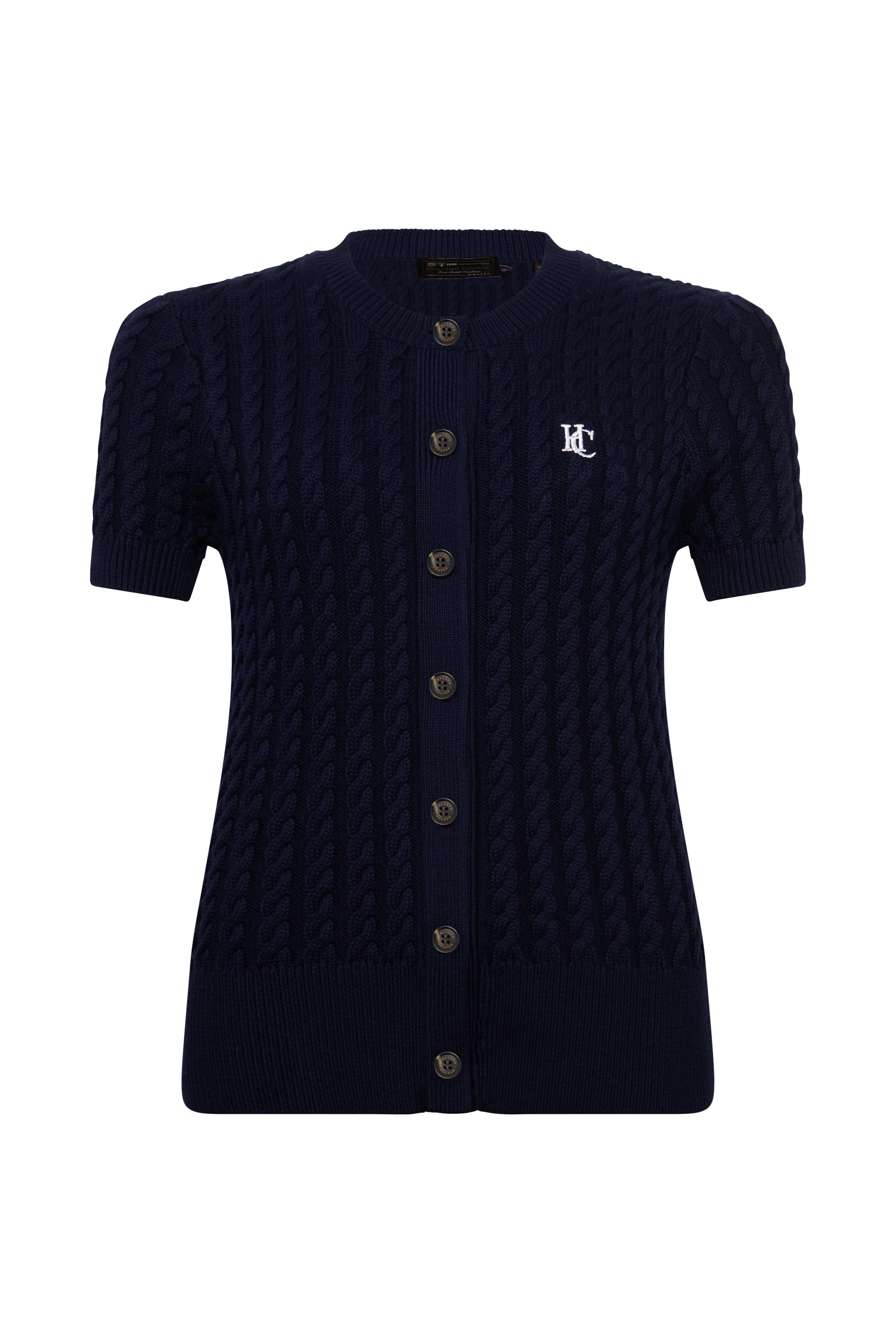 Cotswold Short Sleeve Cardigan (Ink Navy) - Image 7