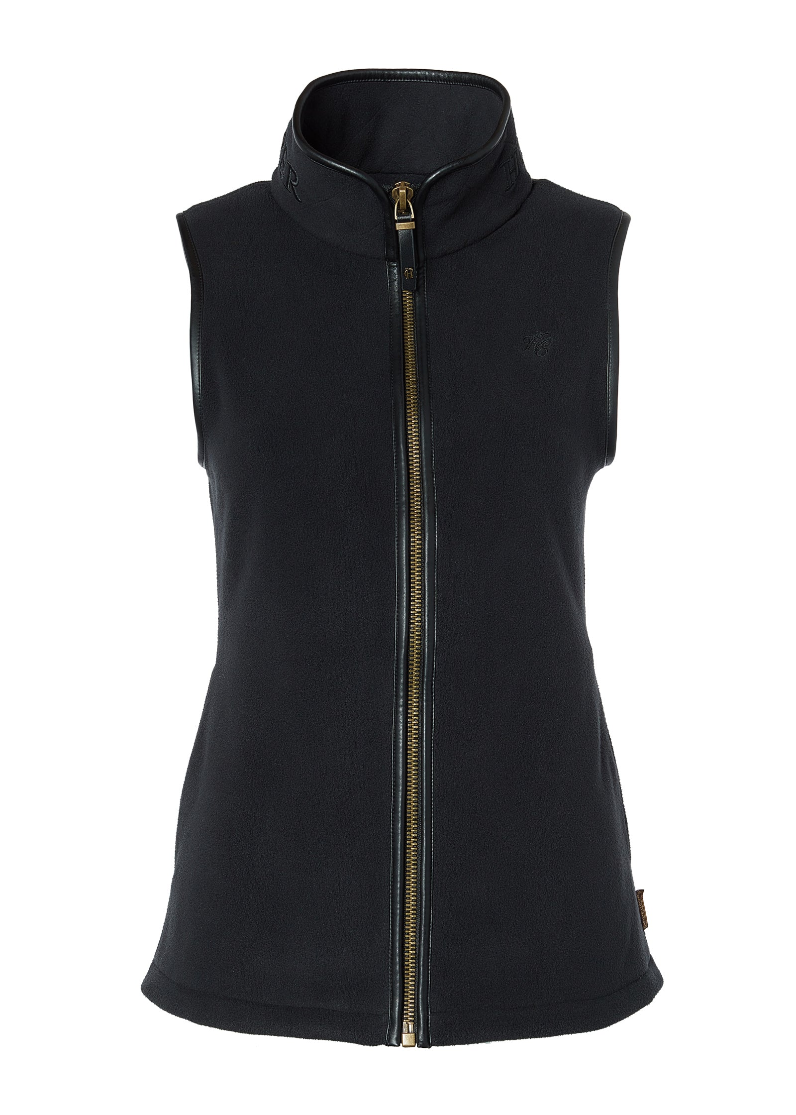 Country Fleece Gilet (Black) - Image 7
