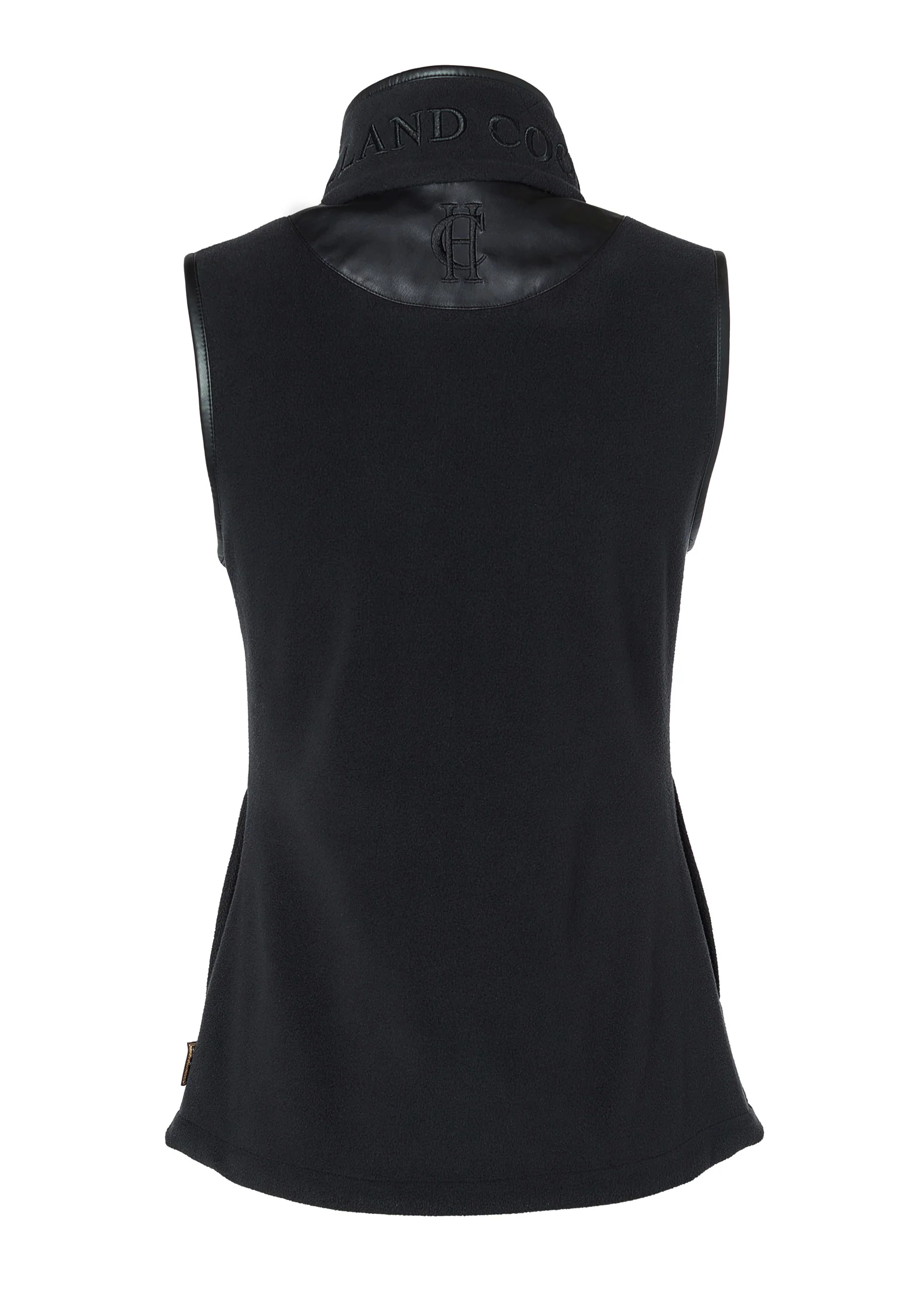 Country Fleece Gilet (Black) - Image 9