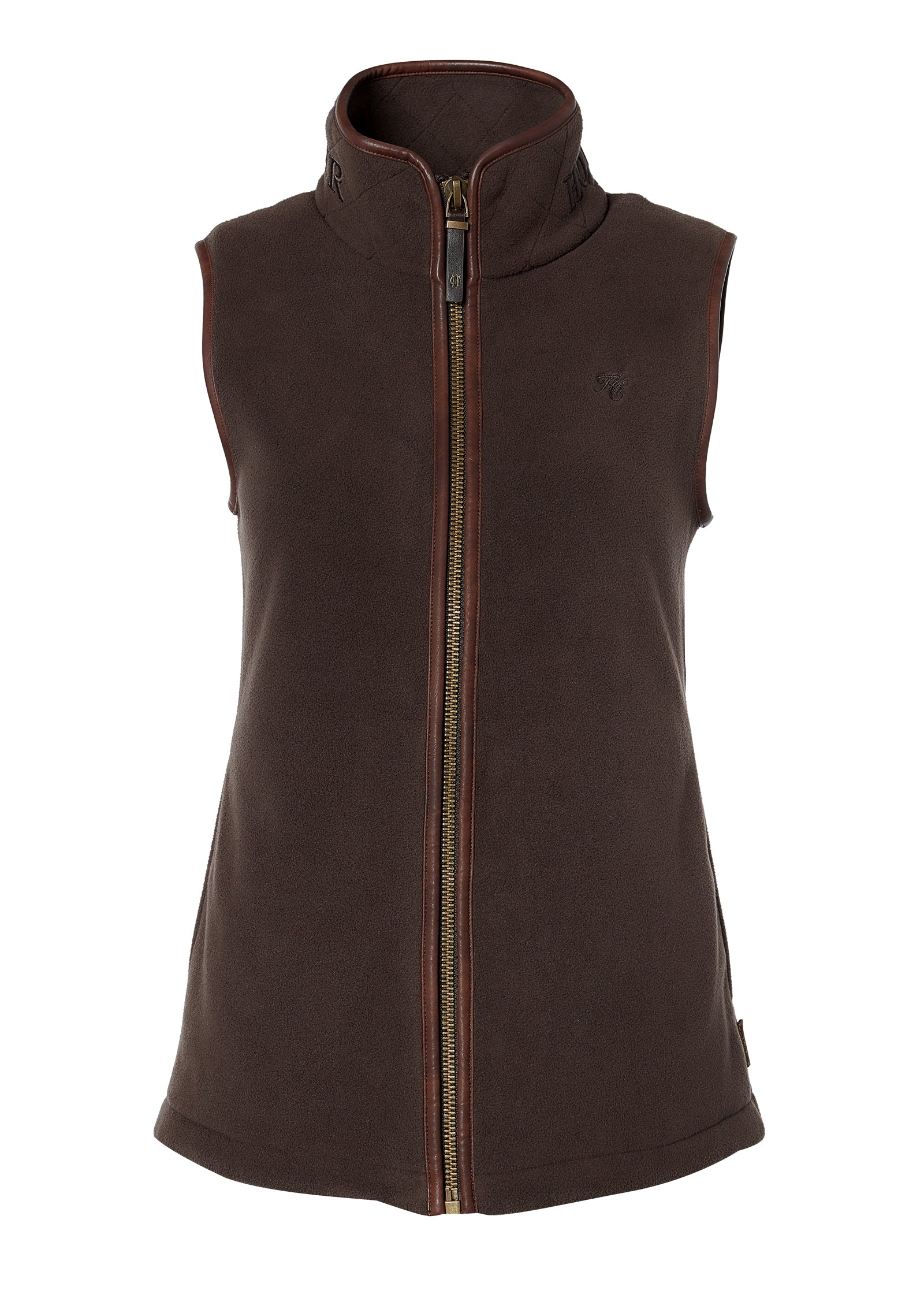 Country Fleece Gilet (Chocolate) - Image 8