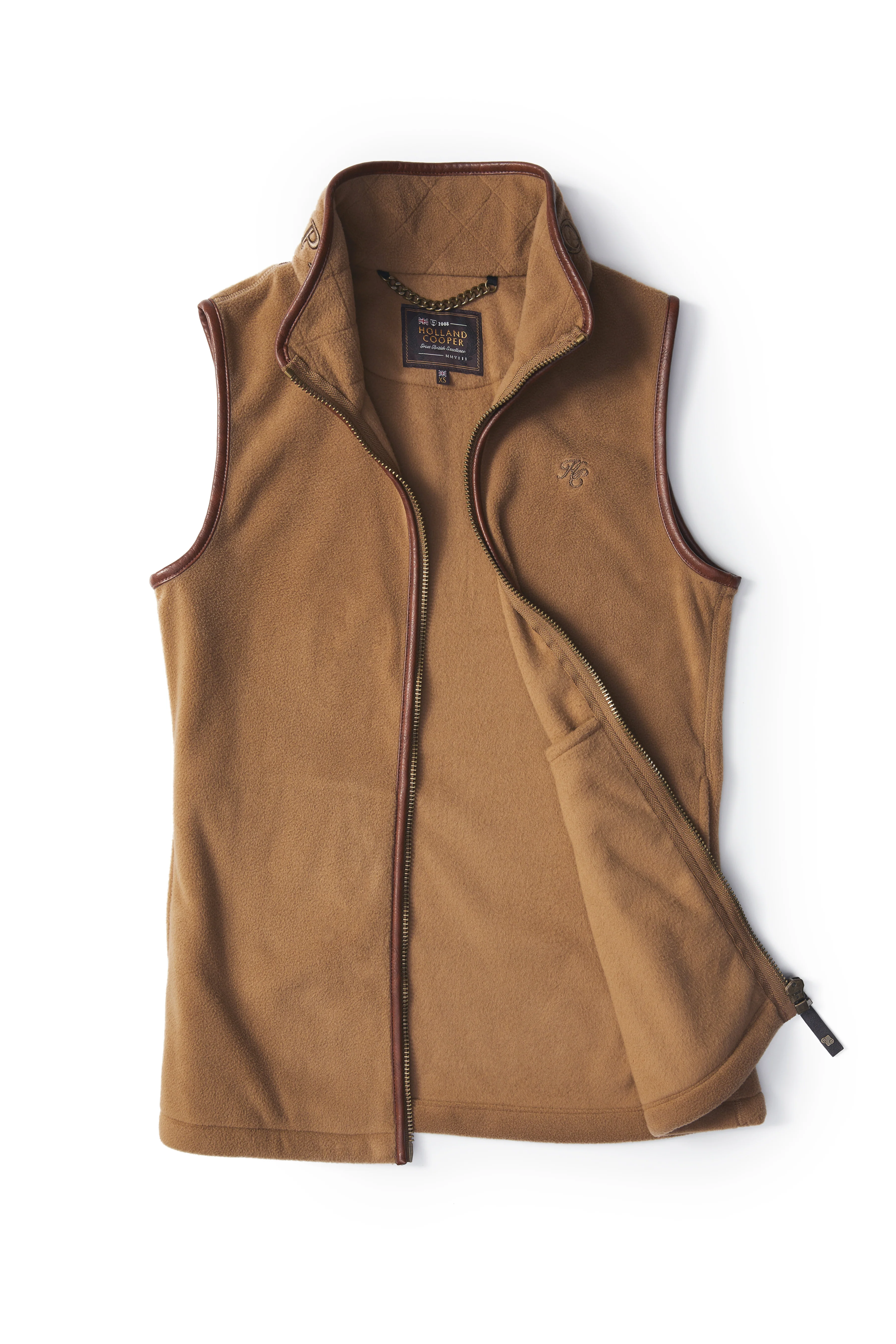 Country Fleece Gilet (Coffee) - Image 7