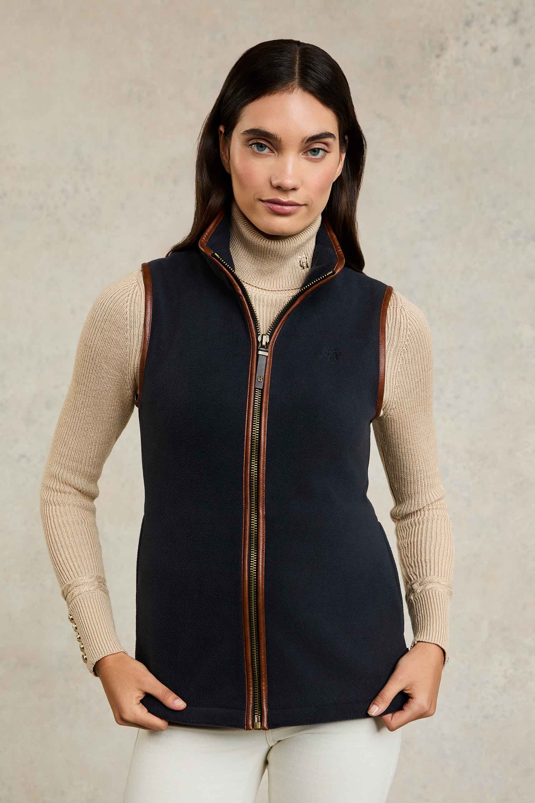 Country Fleece Gilet (Ink Navy) - Image 5