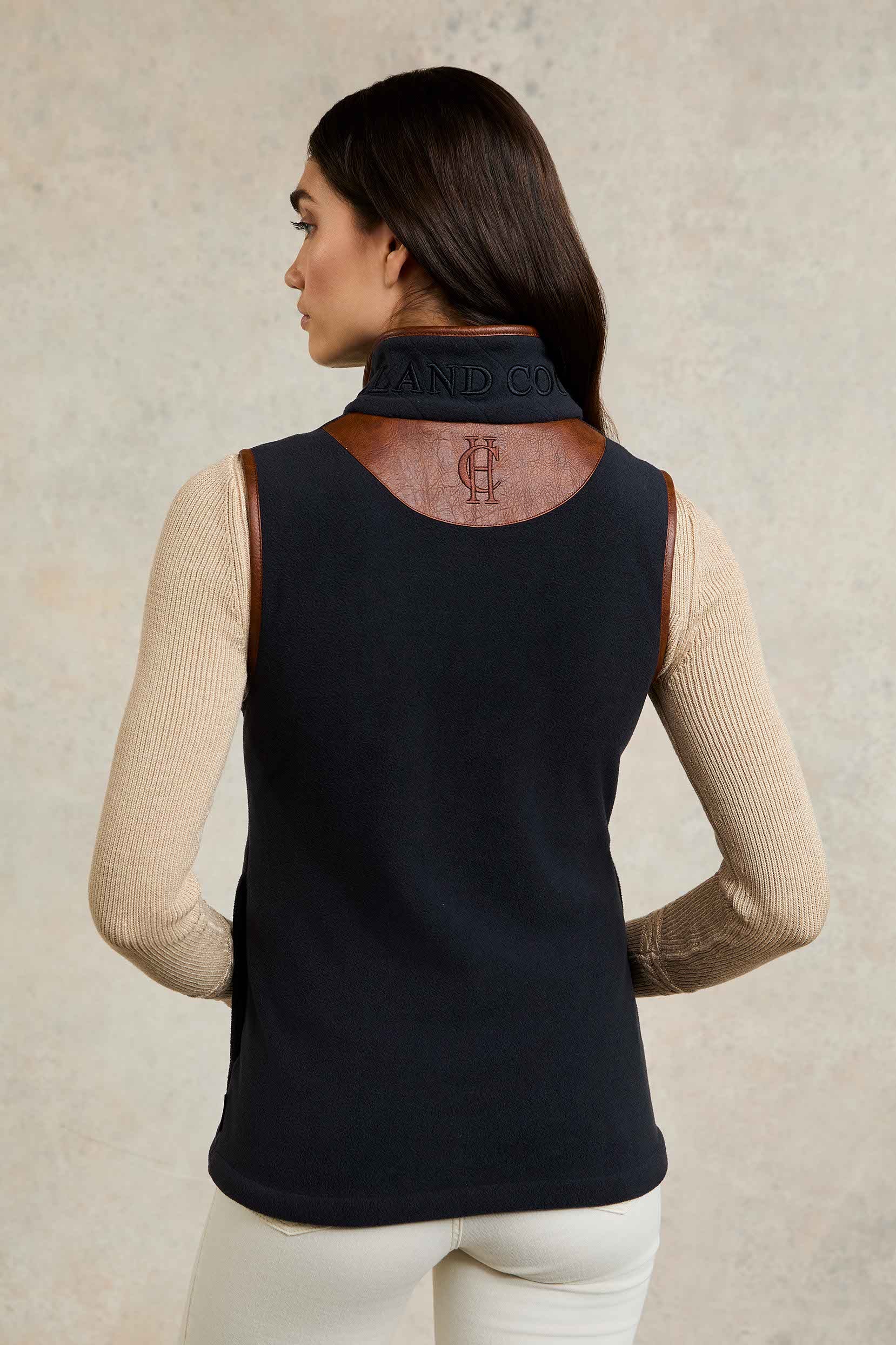 Country Fleece Gilet (Ink Navy) - Image 6