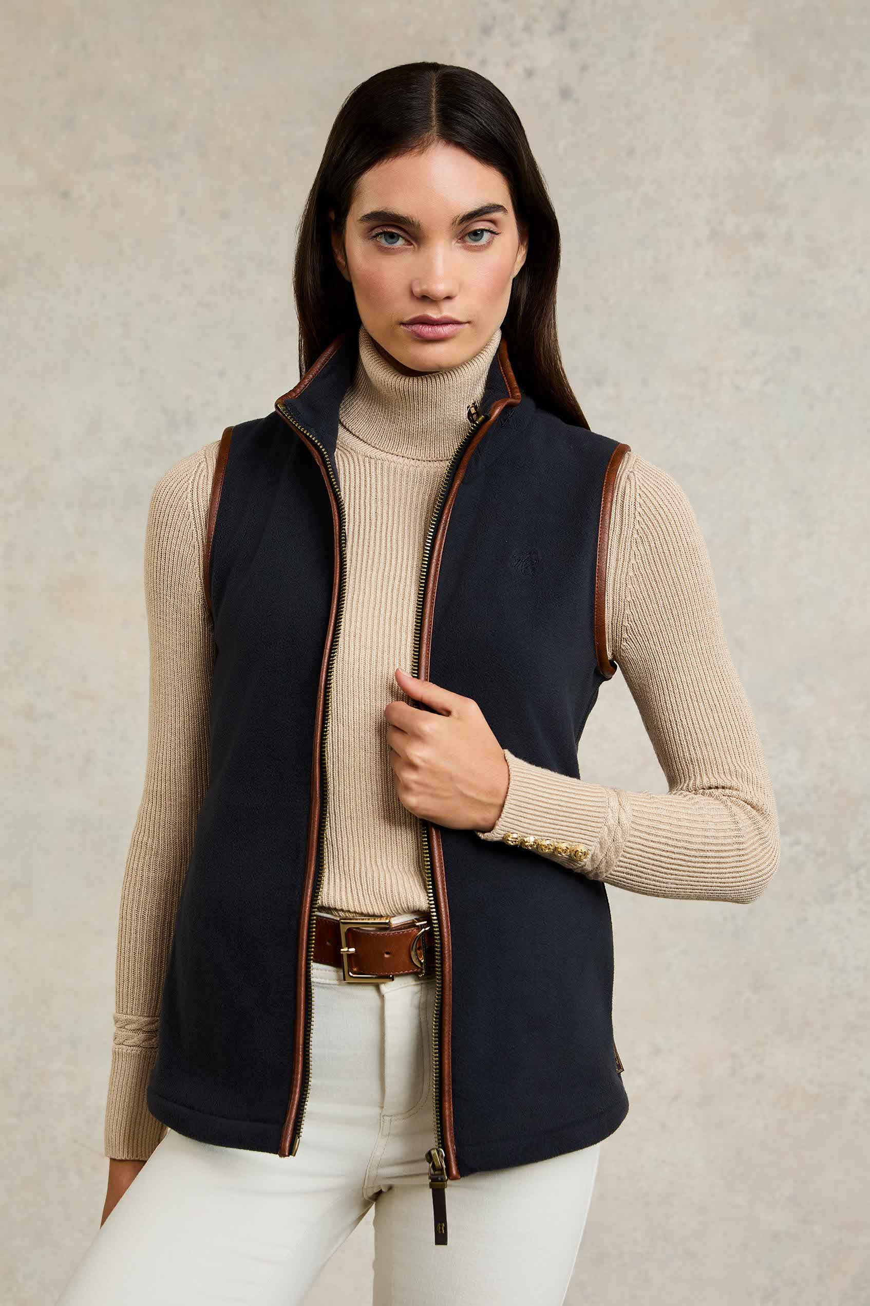 Country Fleece Gilet (Ink Navy) - Image 8
