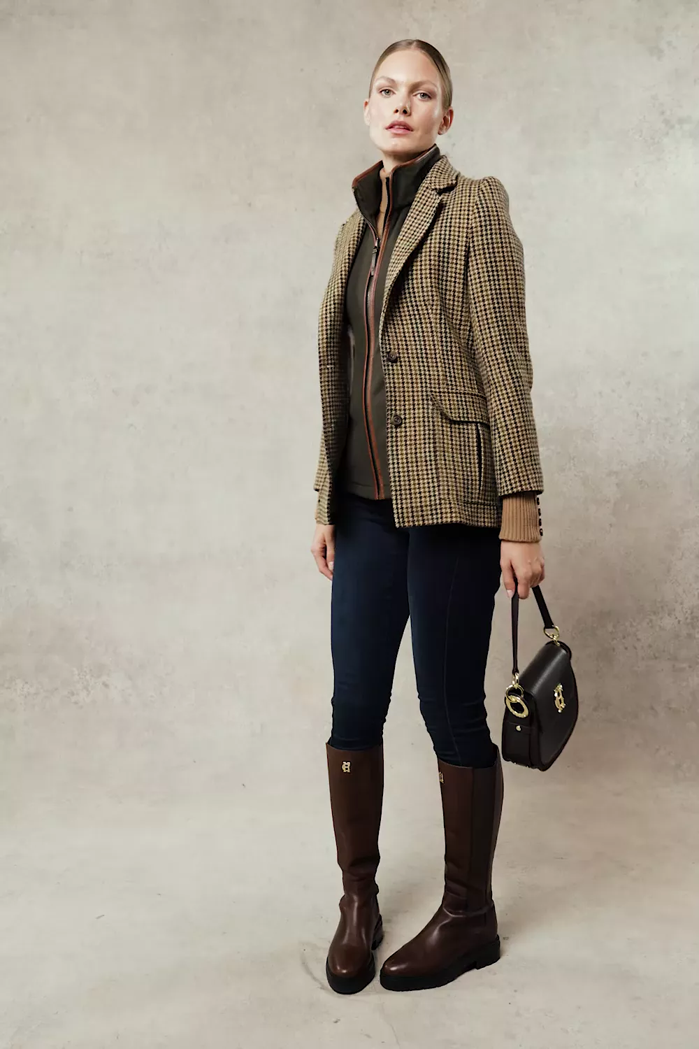 Country Fleece Gilet (Khaki) - Image 5
