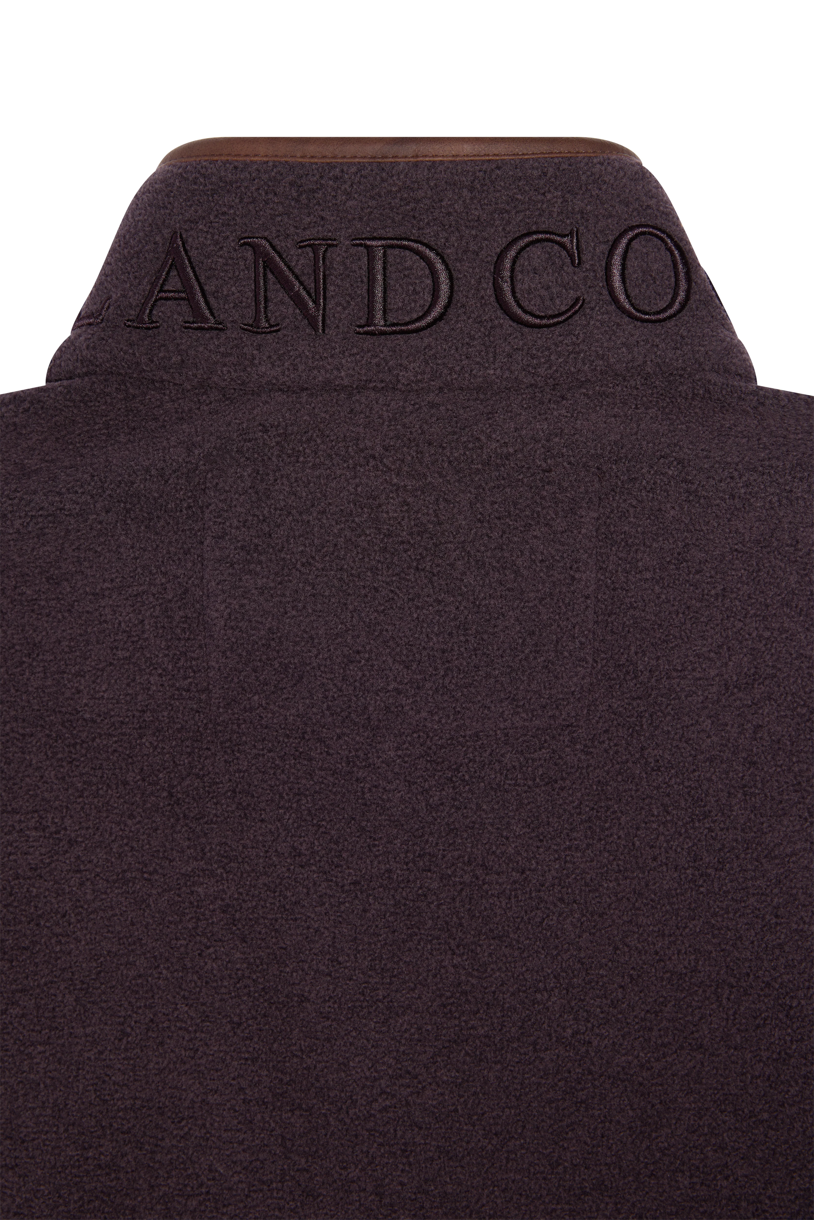 Men's Country Fleece Gilet (Claret) - Image 10