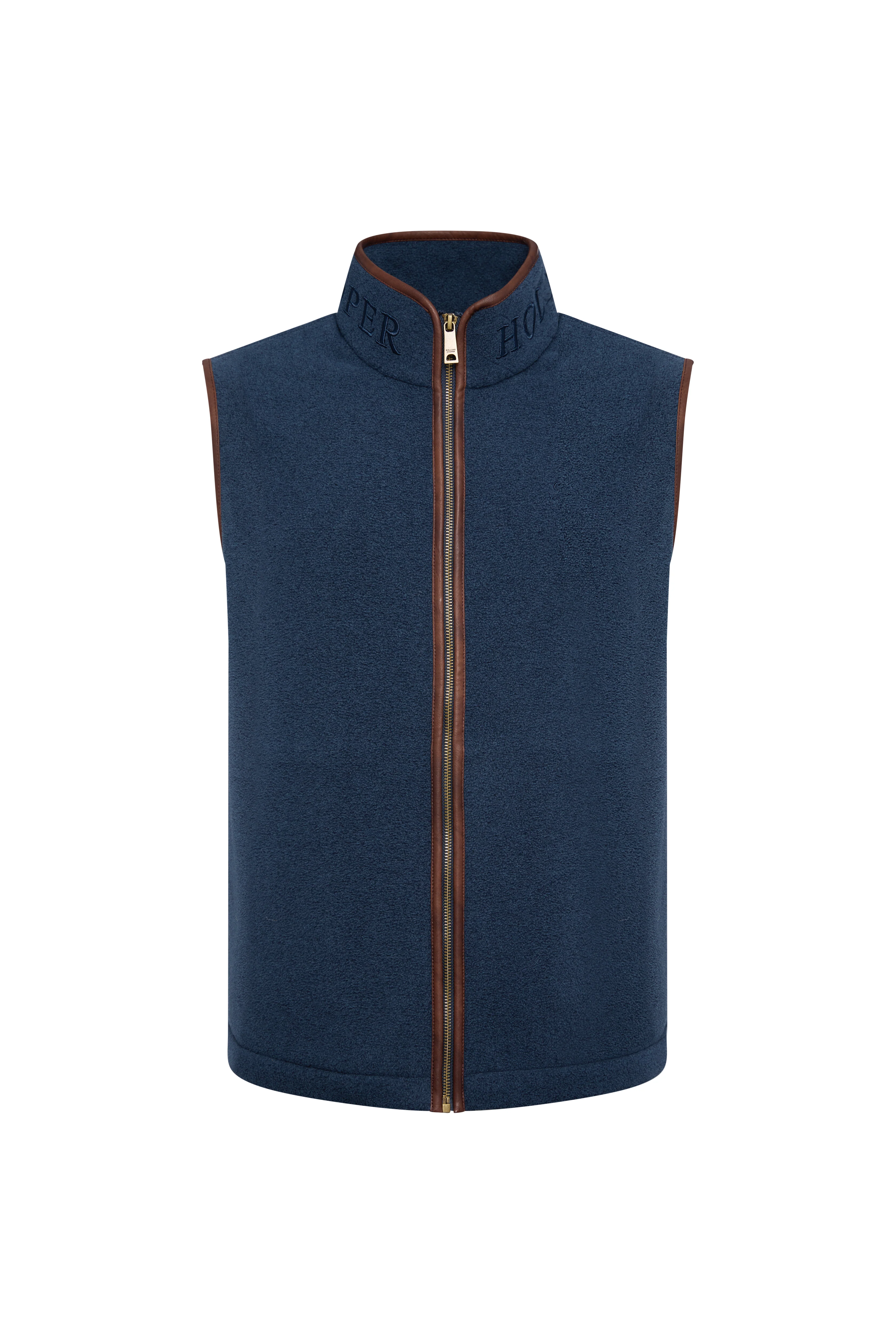 Men's Country Fleece Gilet (Dusty Blue) - Image 4