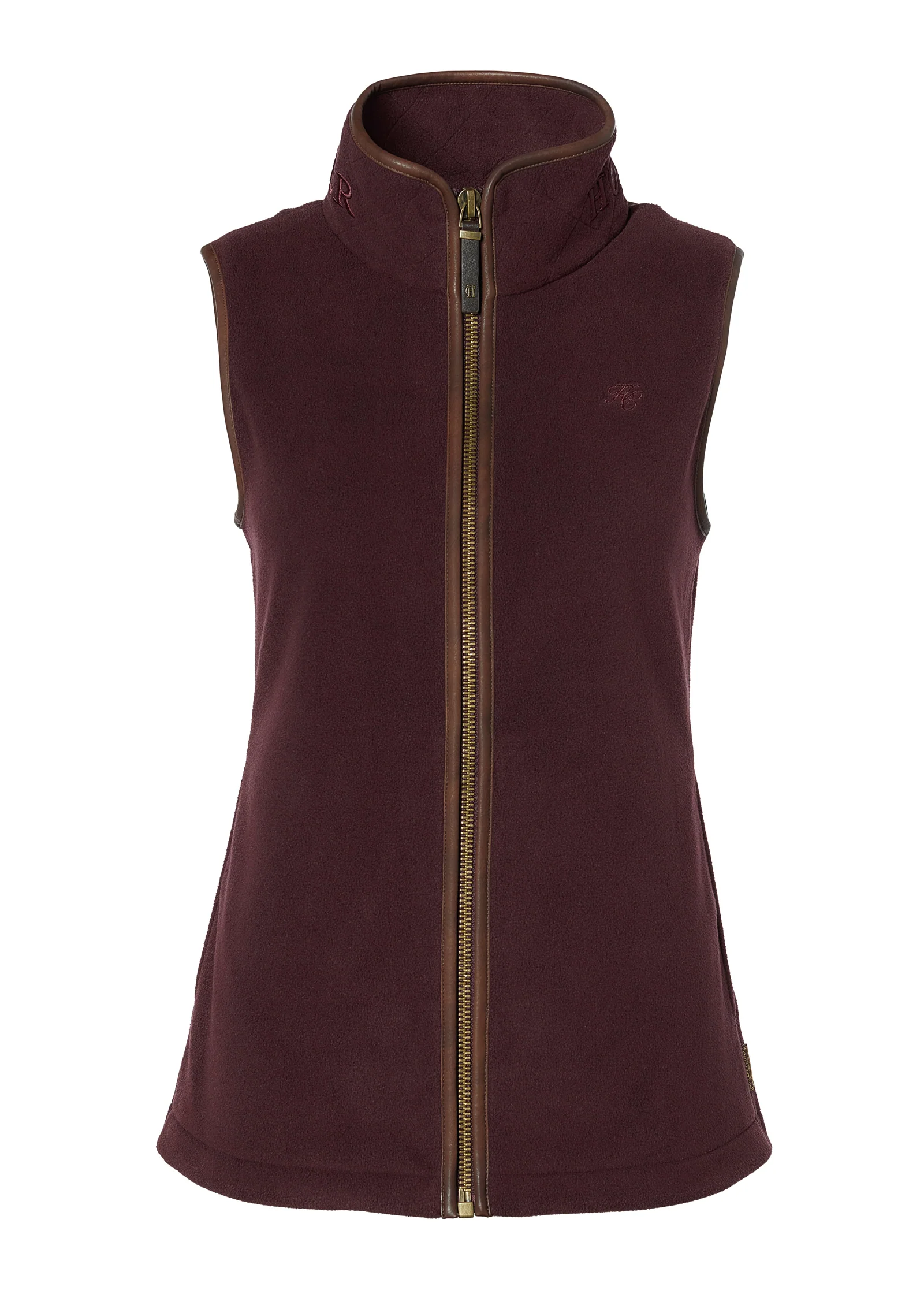 Country Fleece Gilet (Mulberry) - Image 7
