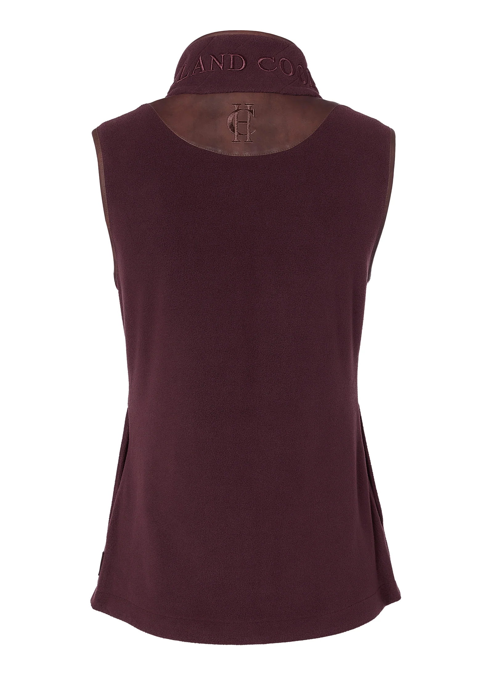 Country Fleece Gilet (Mulberry) - Image 9