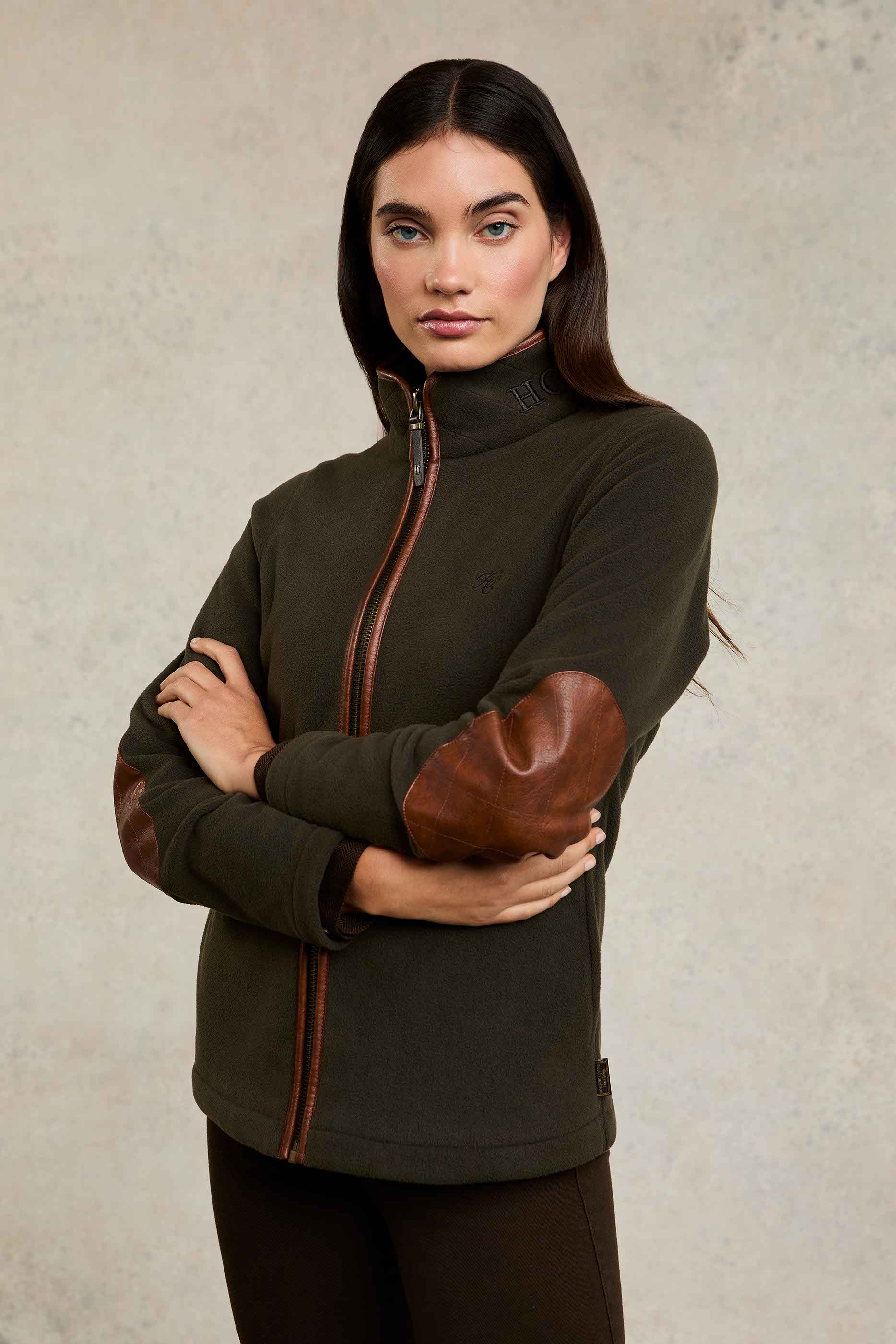 Country Fleece Jacket (Khaki) - Image 10