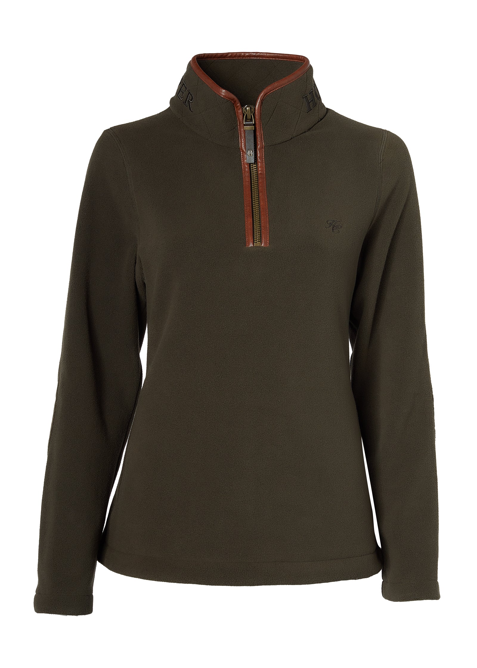 Country Fleece Quarter Zip (Khaki) - Image 4