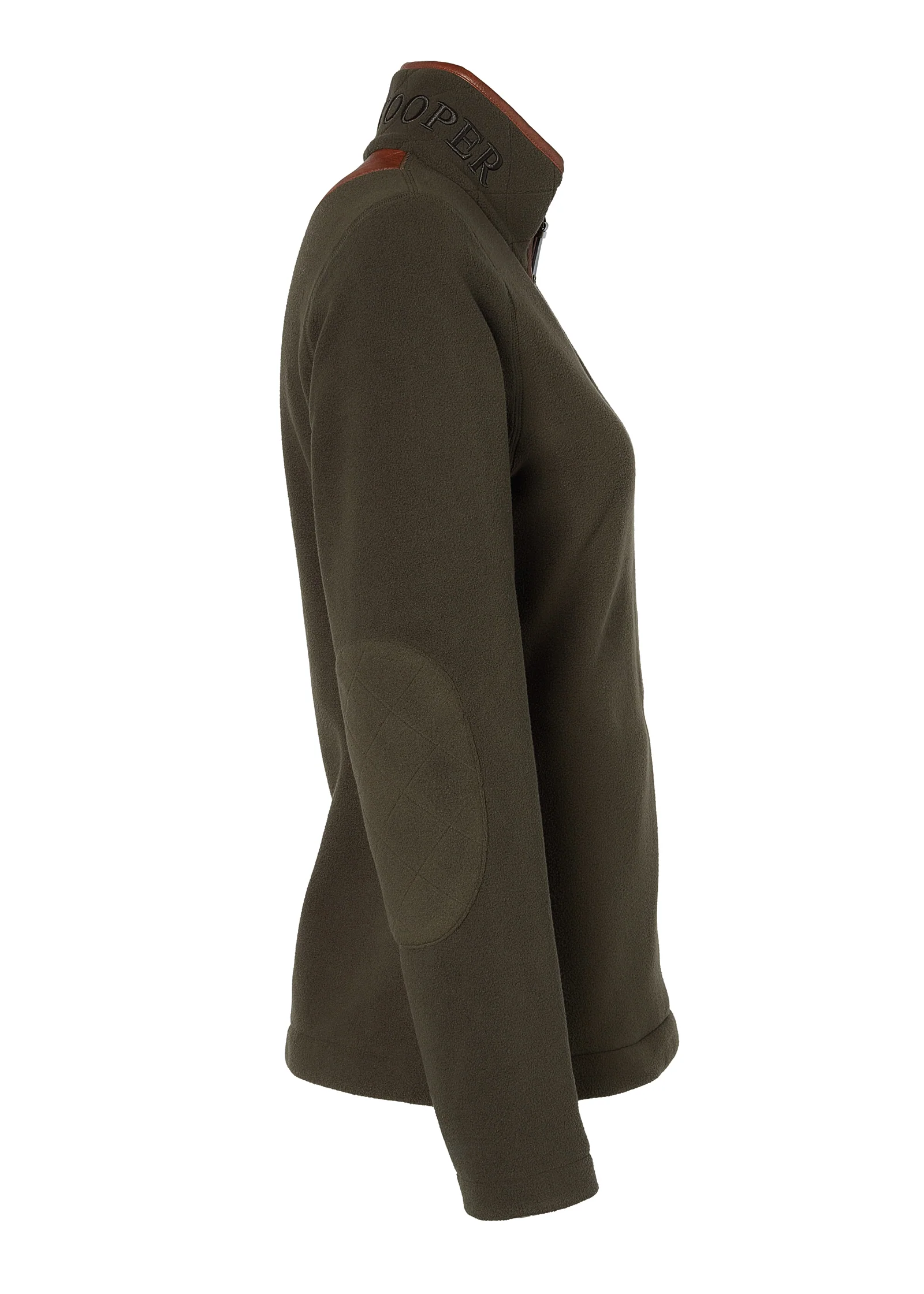 Country Fleece Quarter Zip (Khaki) - Image 8