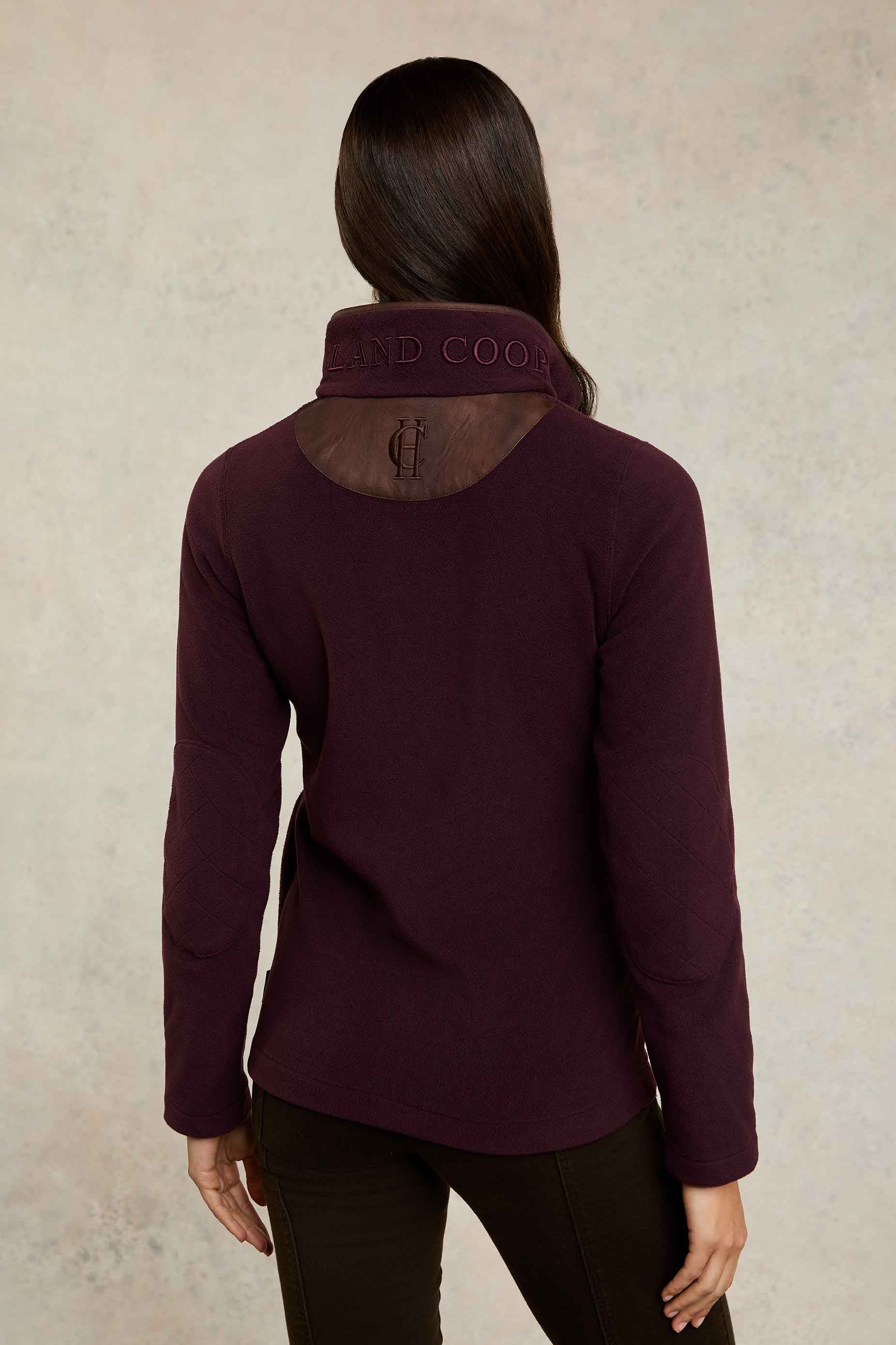 Country Fleece Quarter Zip (Mulberry) - Image 6