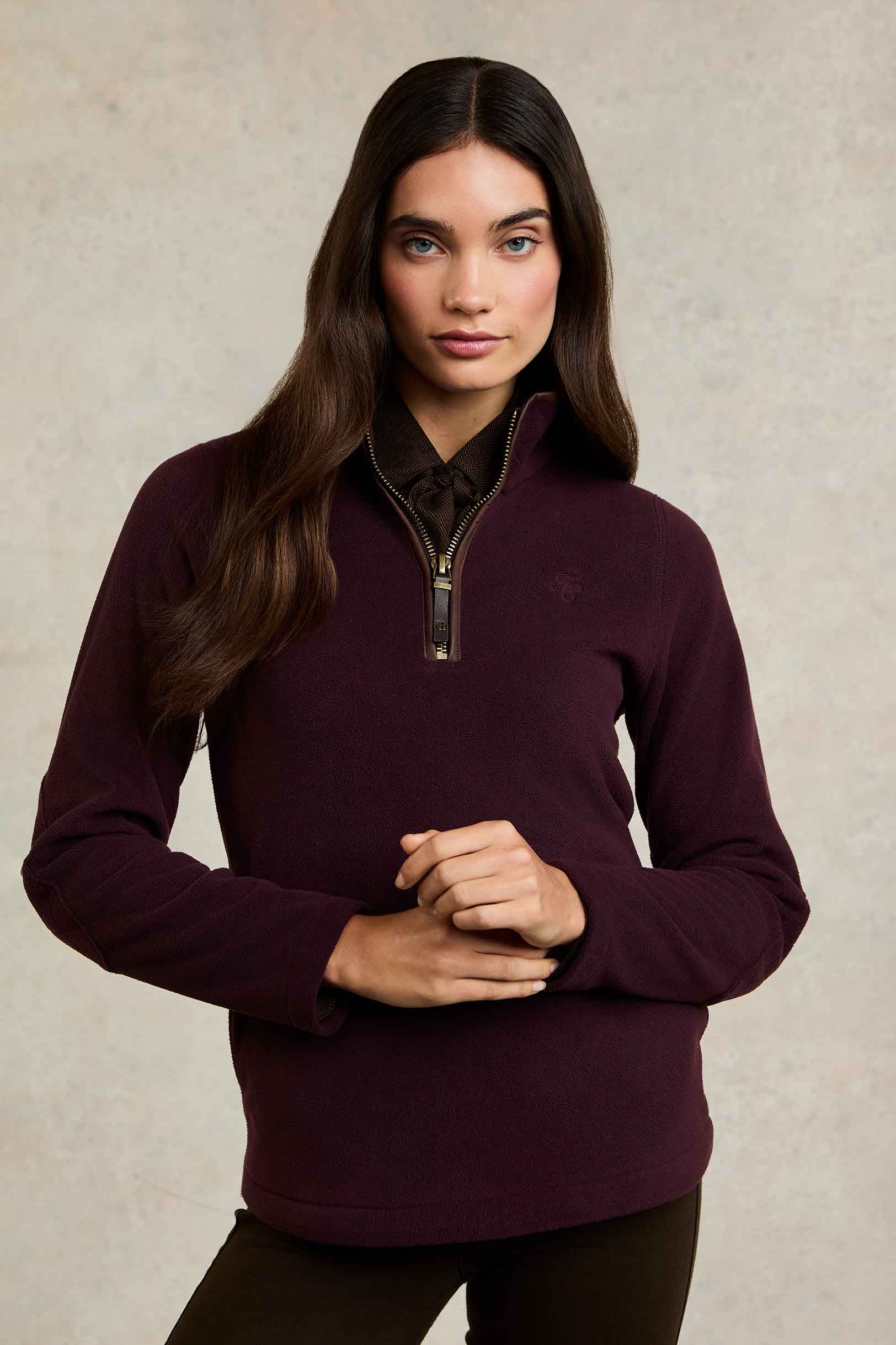Country Fleece Quarter Zip (Mulberry) - Image 8