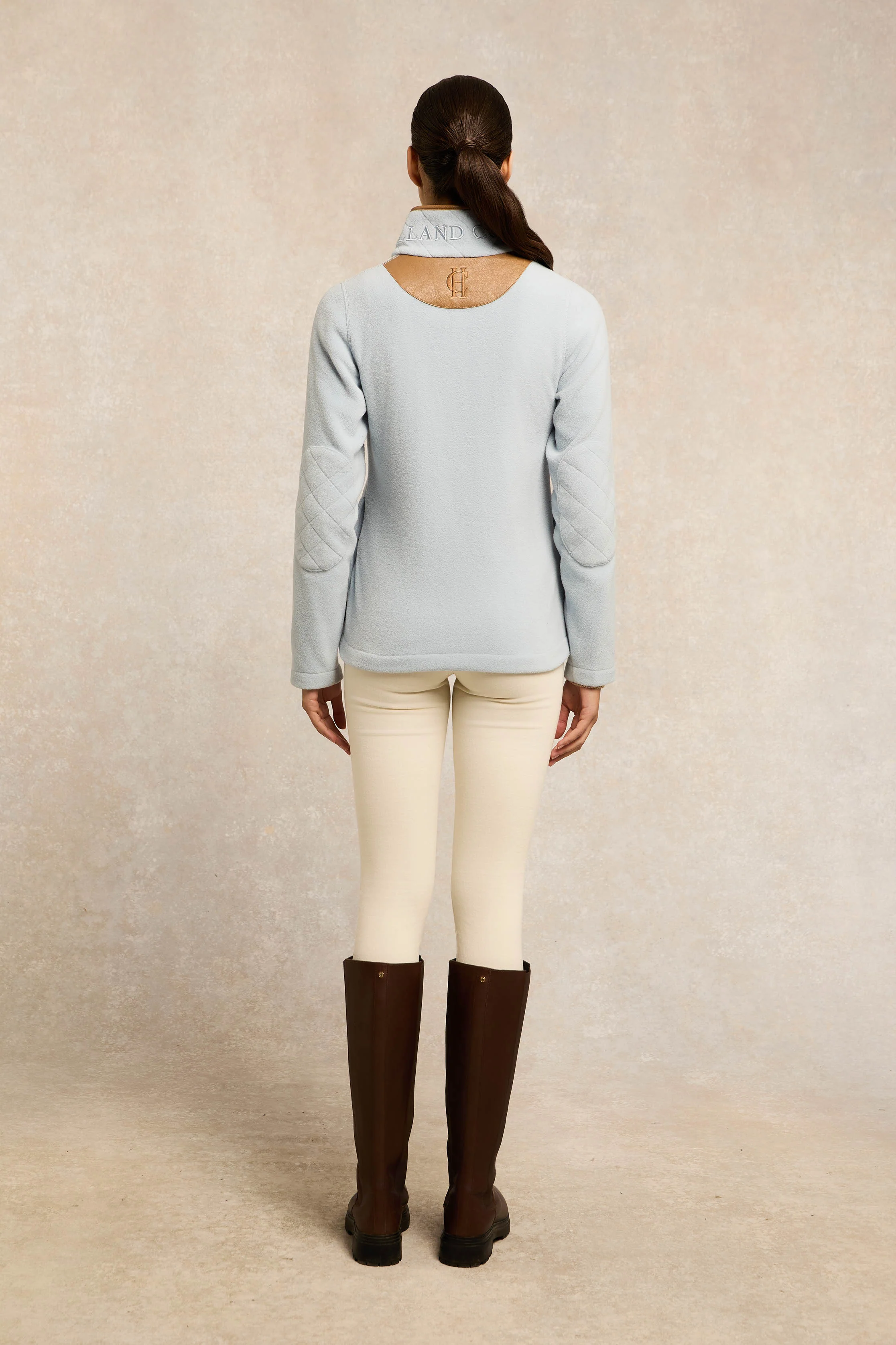Country Fleece Quarter Zip (Pale Blue) - Image 5