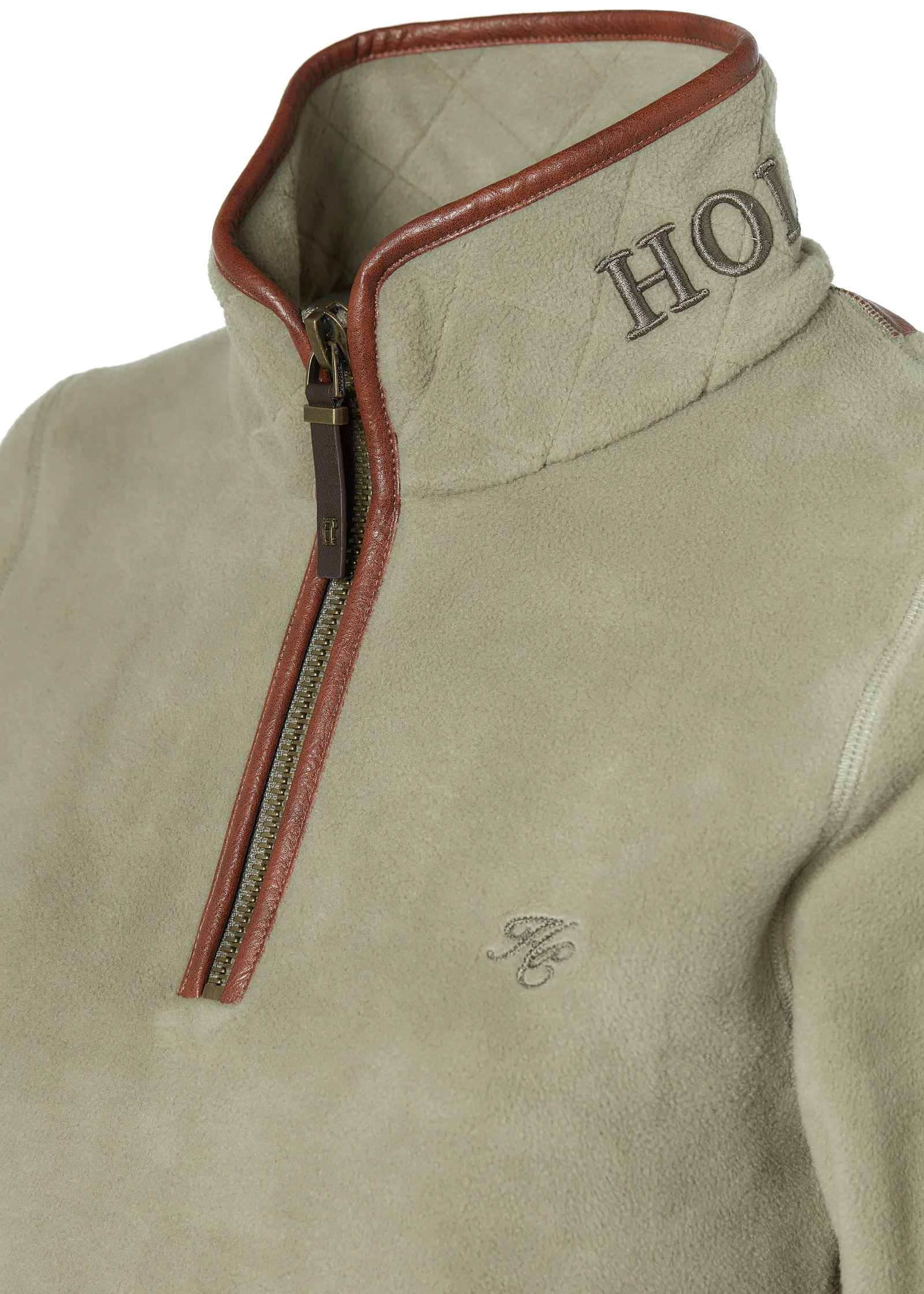 Country Fleece Quarter Zip (Sage) - Image 8