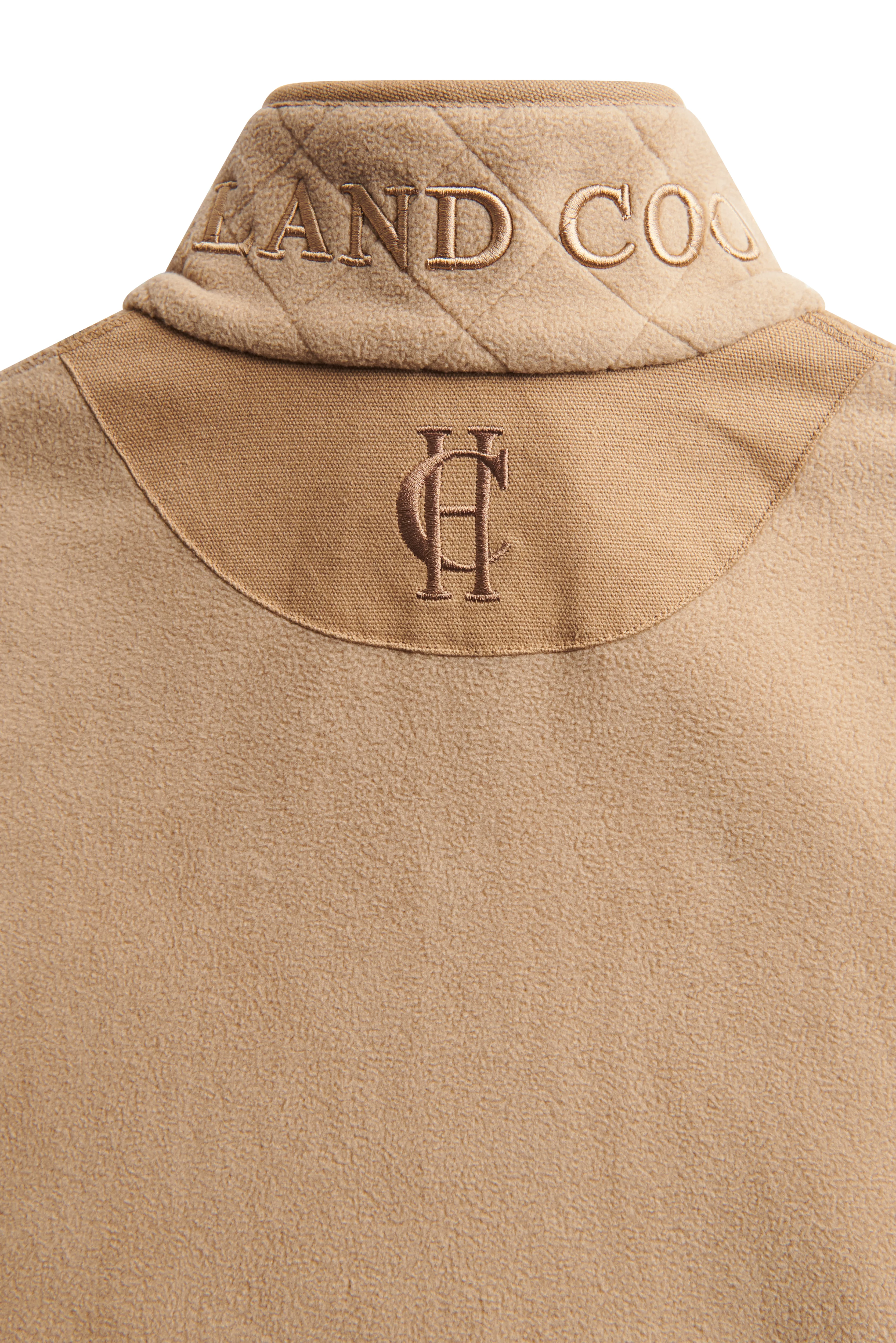 Country Longline Fleece Gilet (Sand) - Image 8