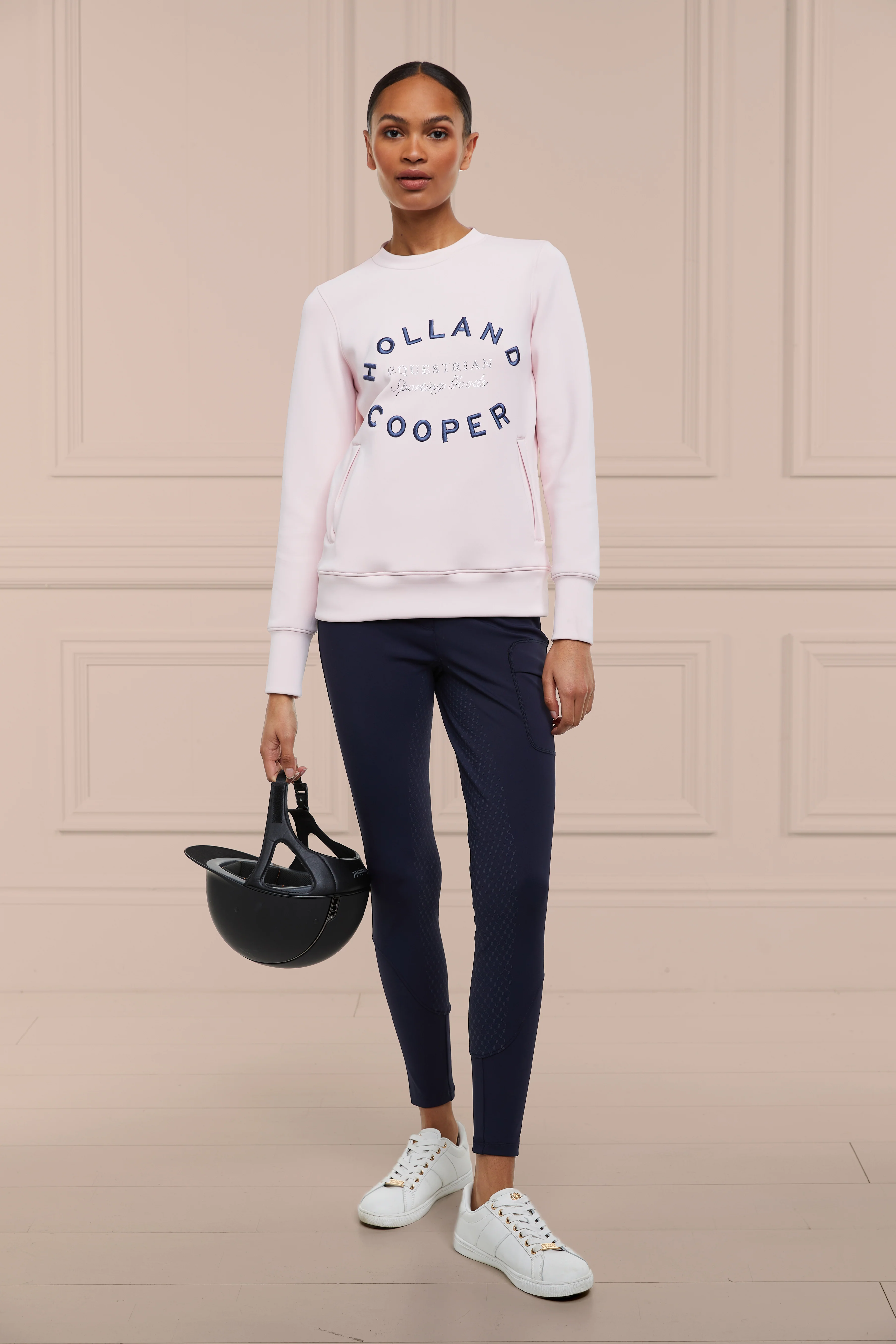 Crystal Crew Neck Sweat (Blush) - Image 2