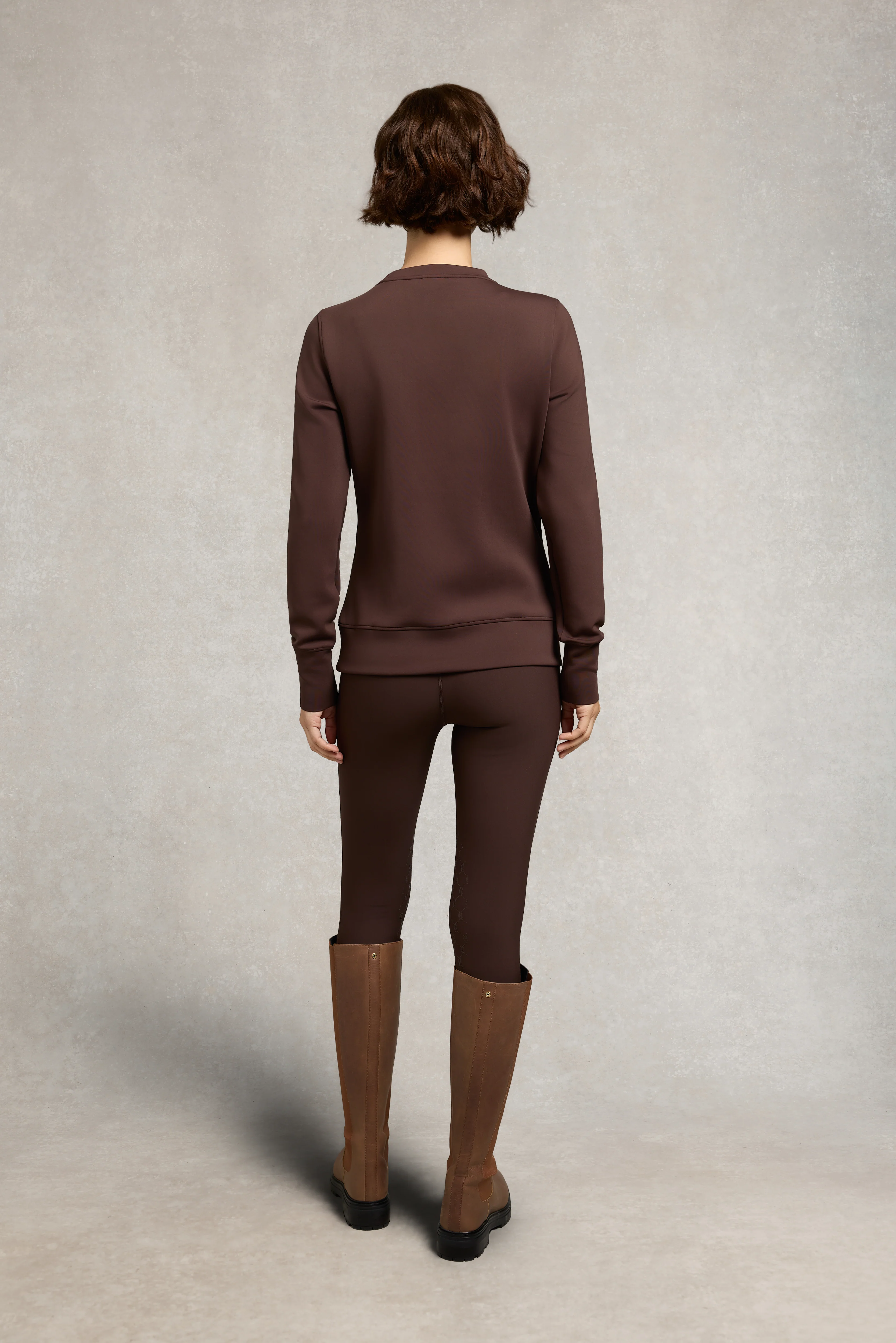 Crystal Crew Neck Sweat (Walnut) - Image 5