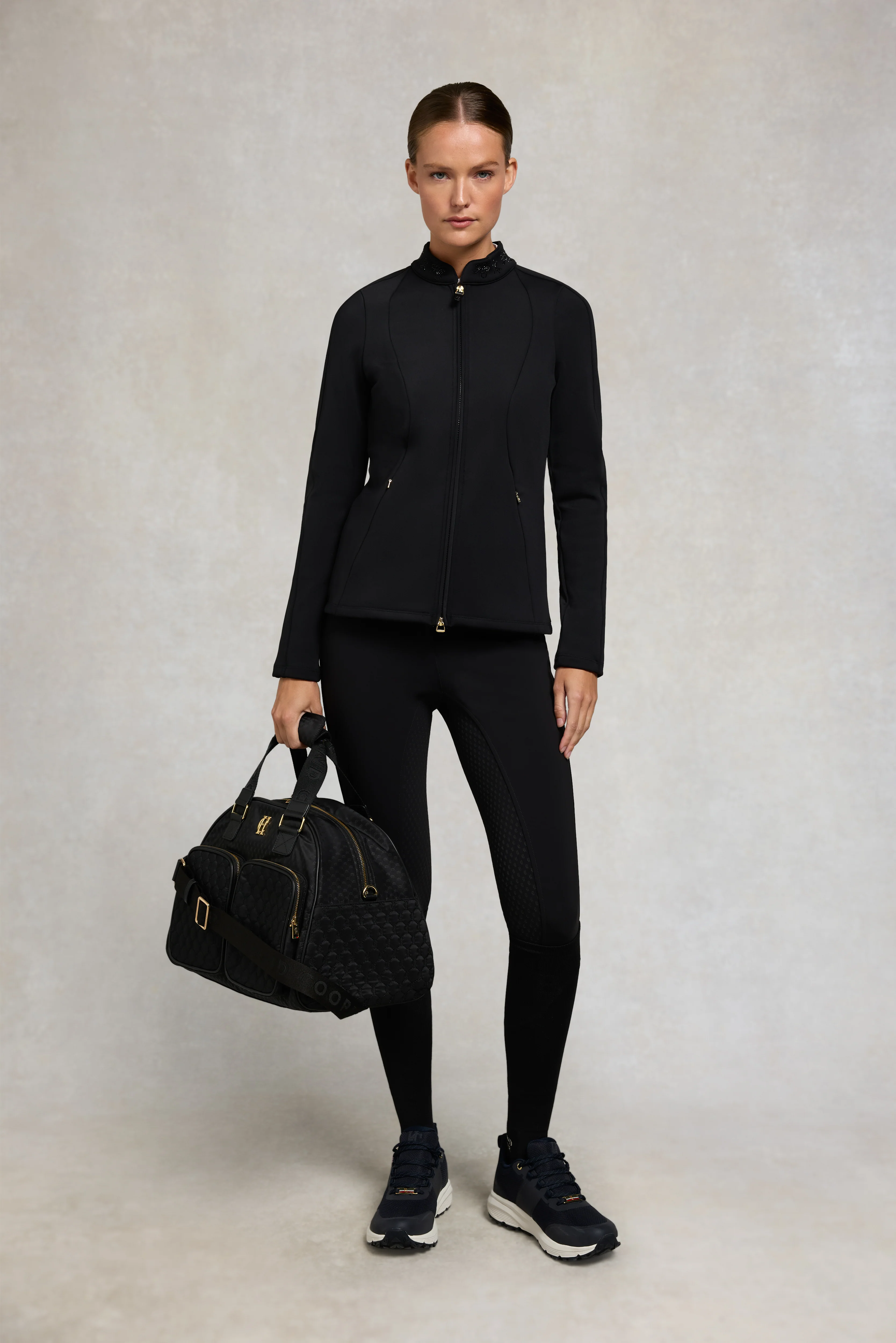 Crystal Zip Jacket (Black) - Image 3