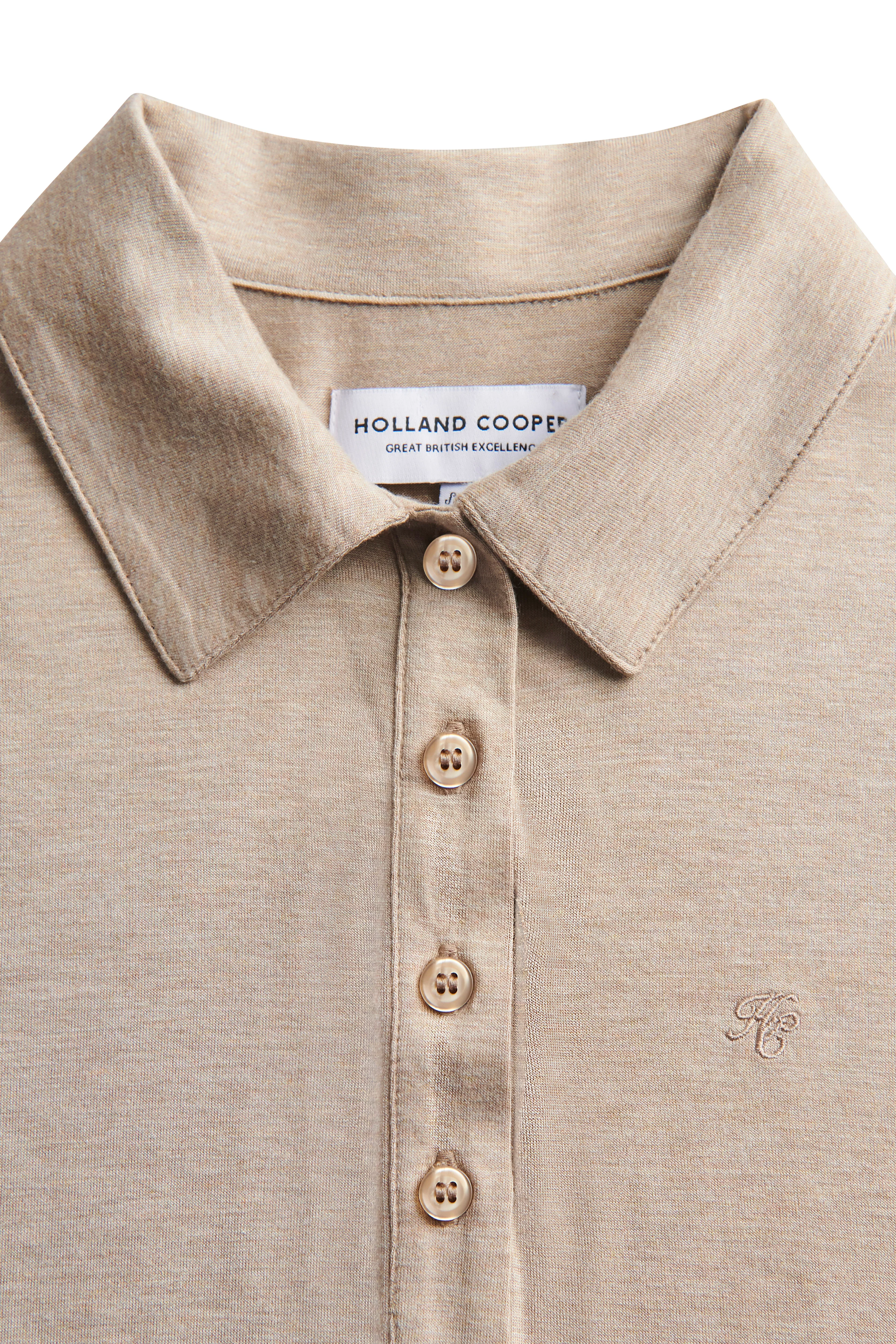 Daisy Button Down Top (Oatmeal Marl) - Image 7