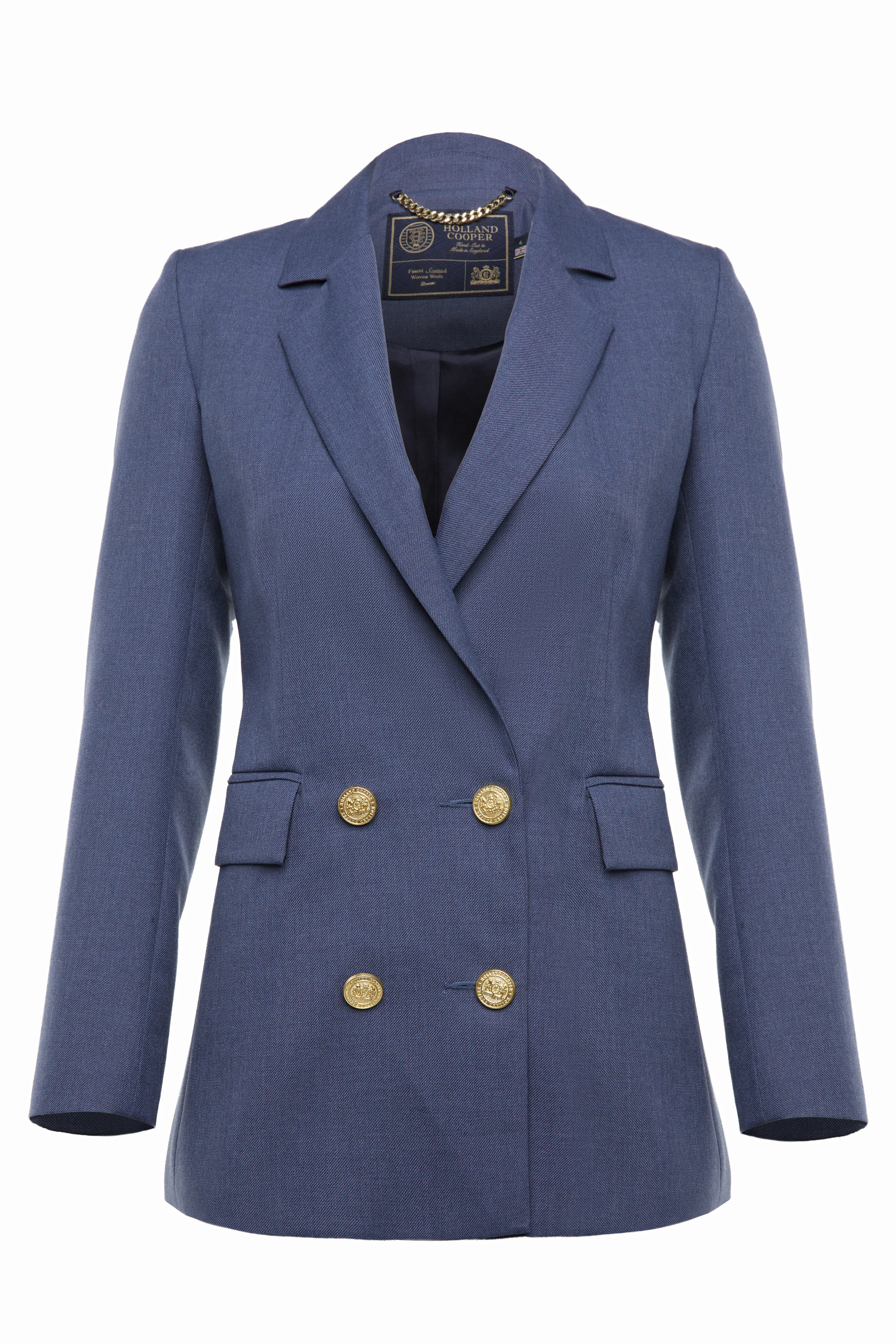 Double Breasted Blazer (Denim) - Image 4