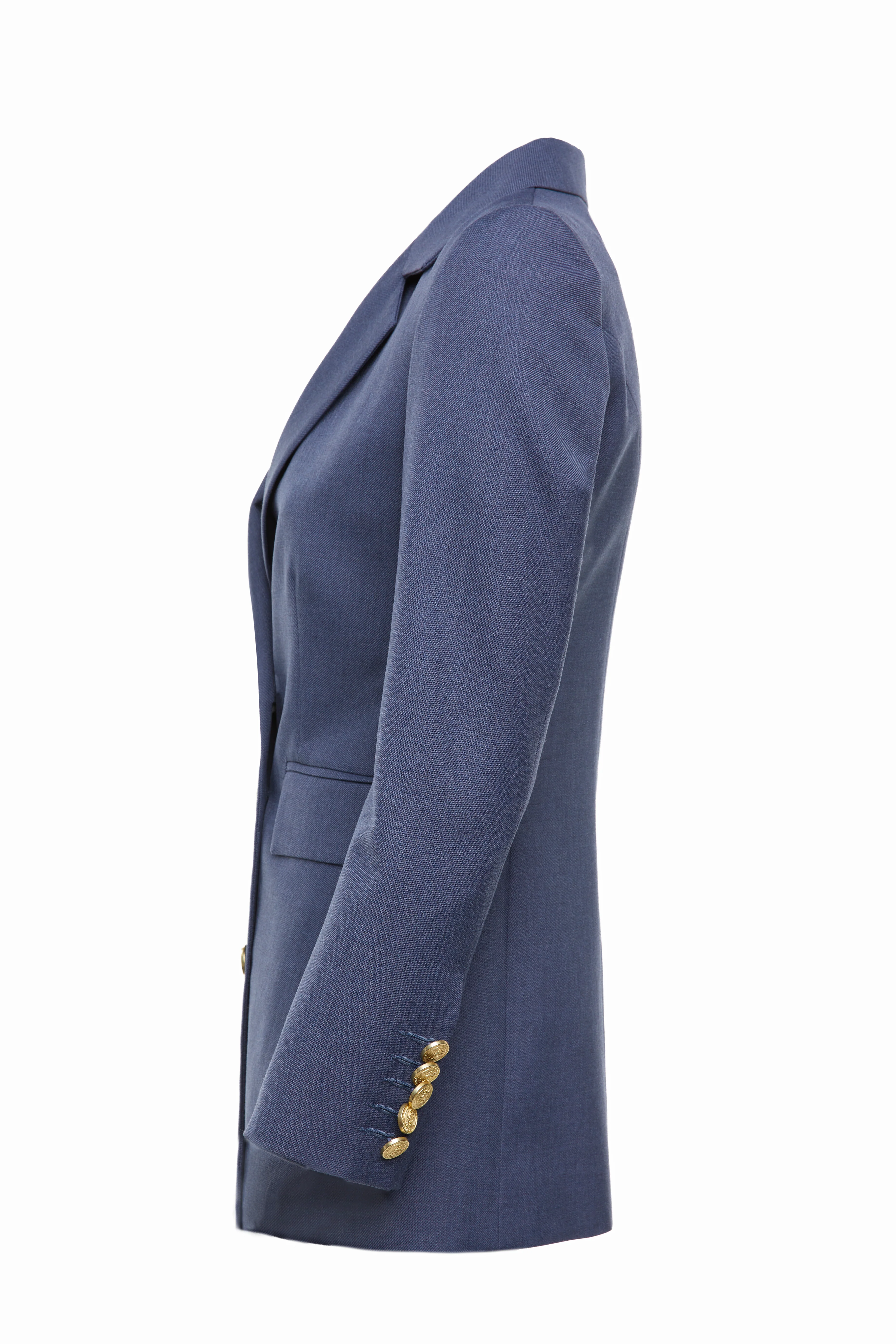 Double Breasted Blazer (Denim) - Image 6