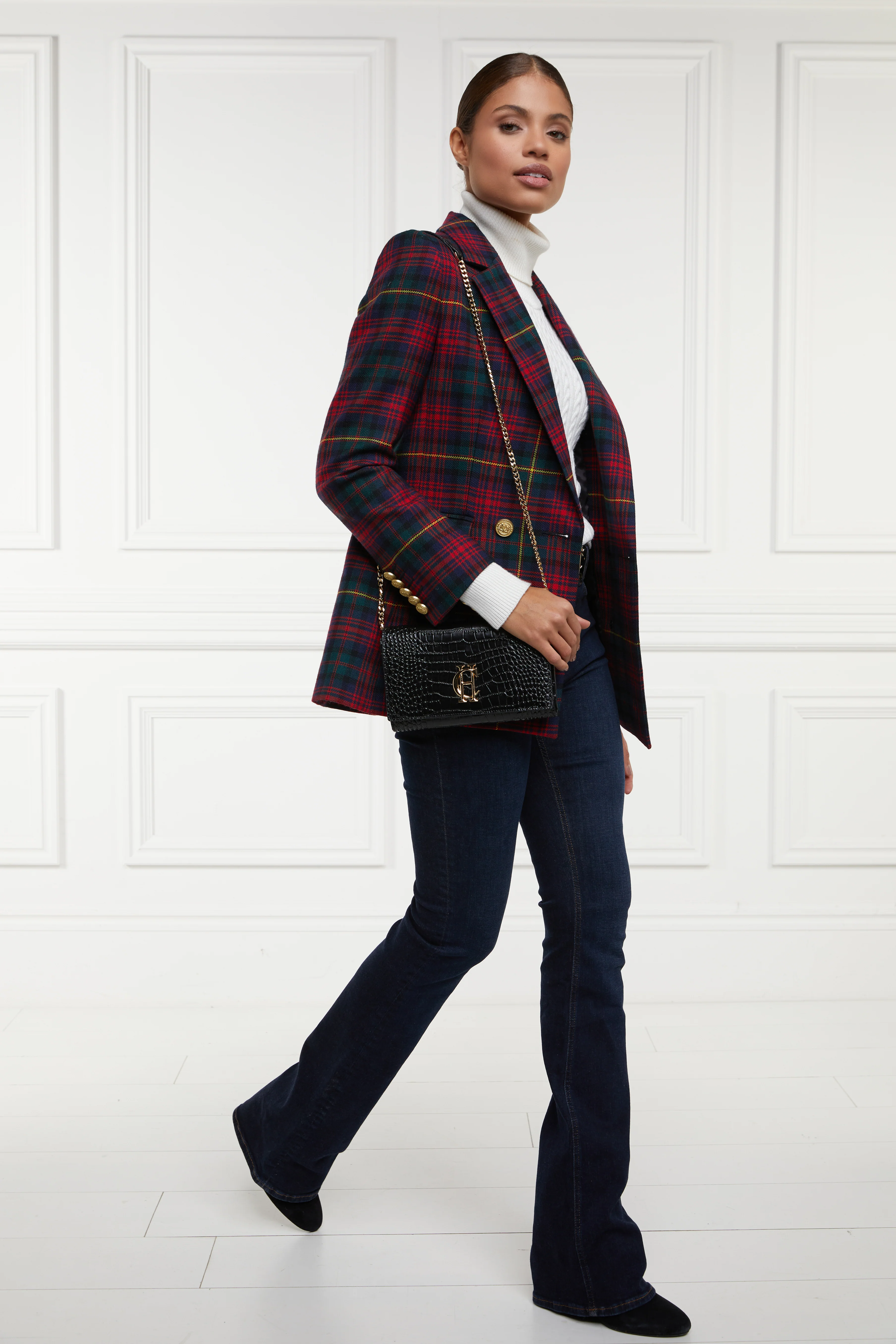Double Breasted Blazer (Logan Tartan) - Image 2