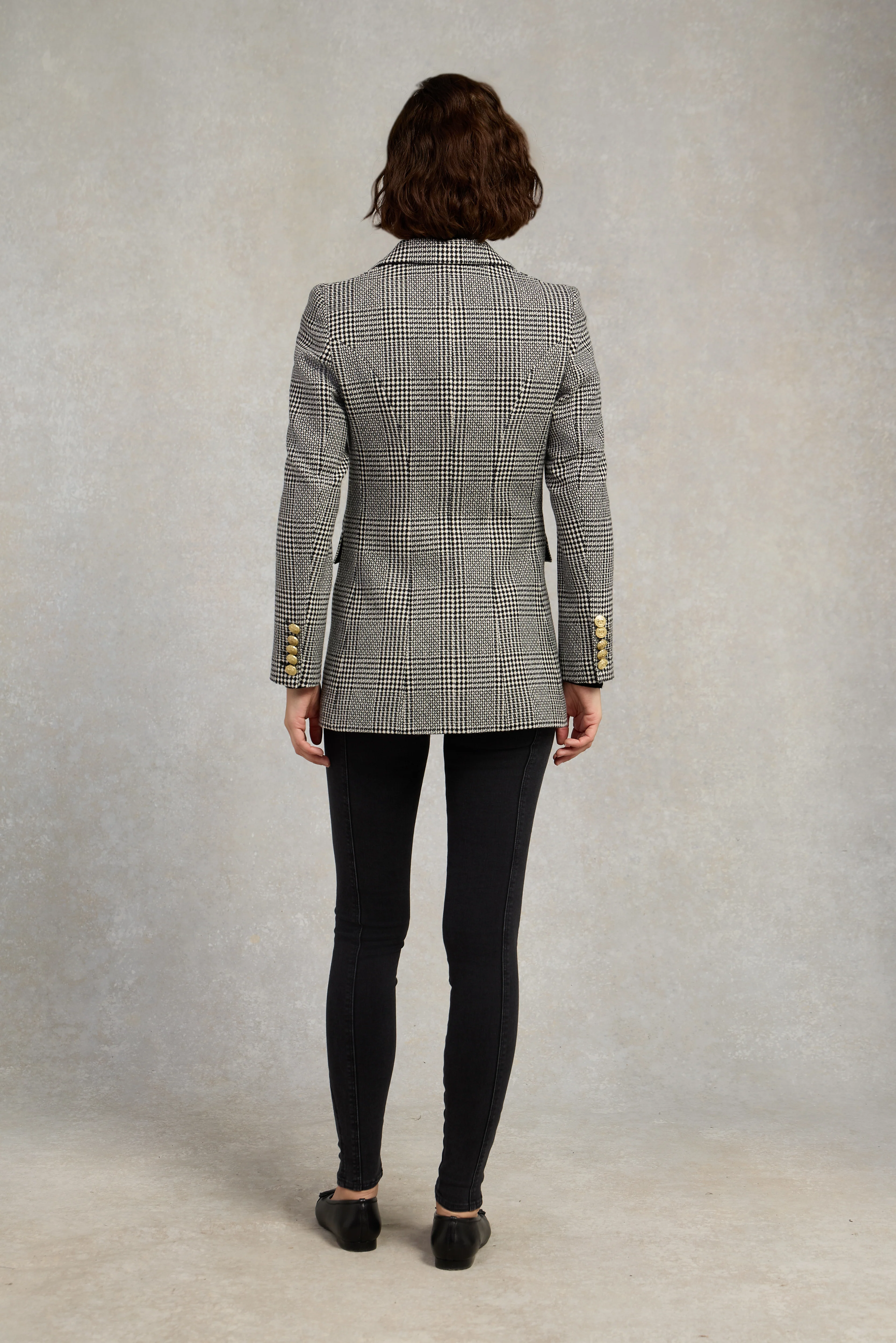 Double Breasted Blazer (Prince of Wales Mono) - Image 10