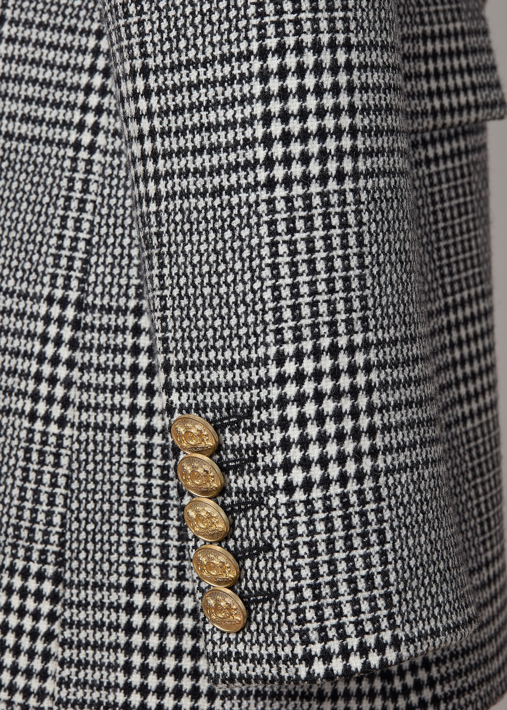 Double Breasted Blazer (Prince of Wales Mono) - Image 12