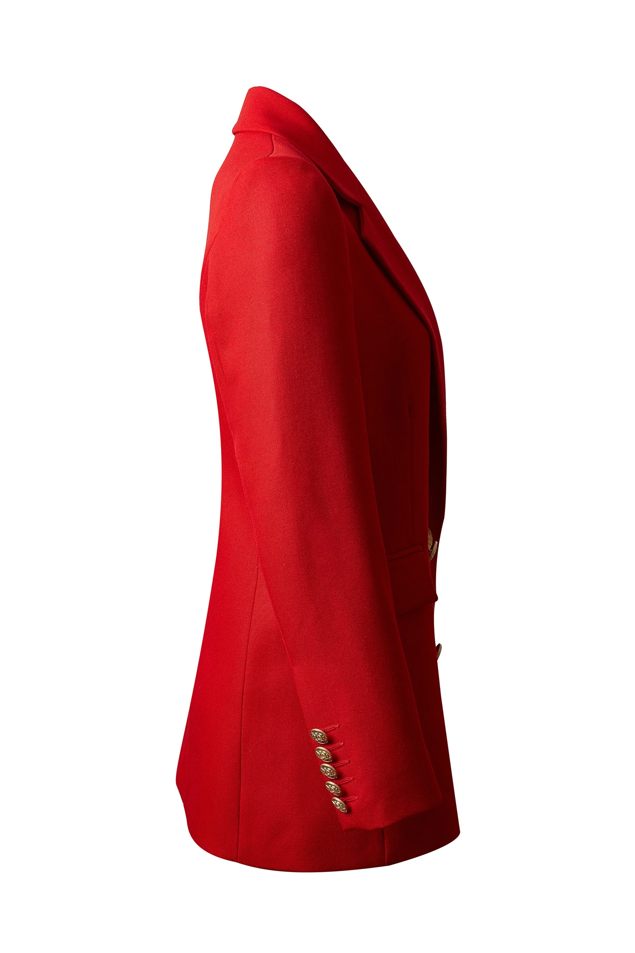 Double Breasted Blazer (Red Barathea) - Image 7