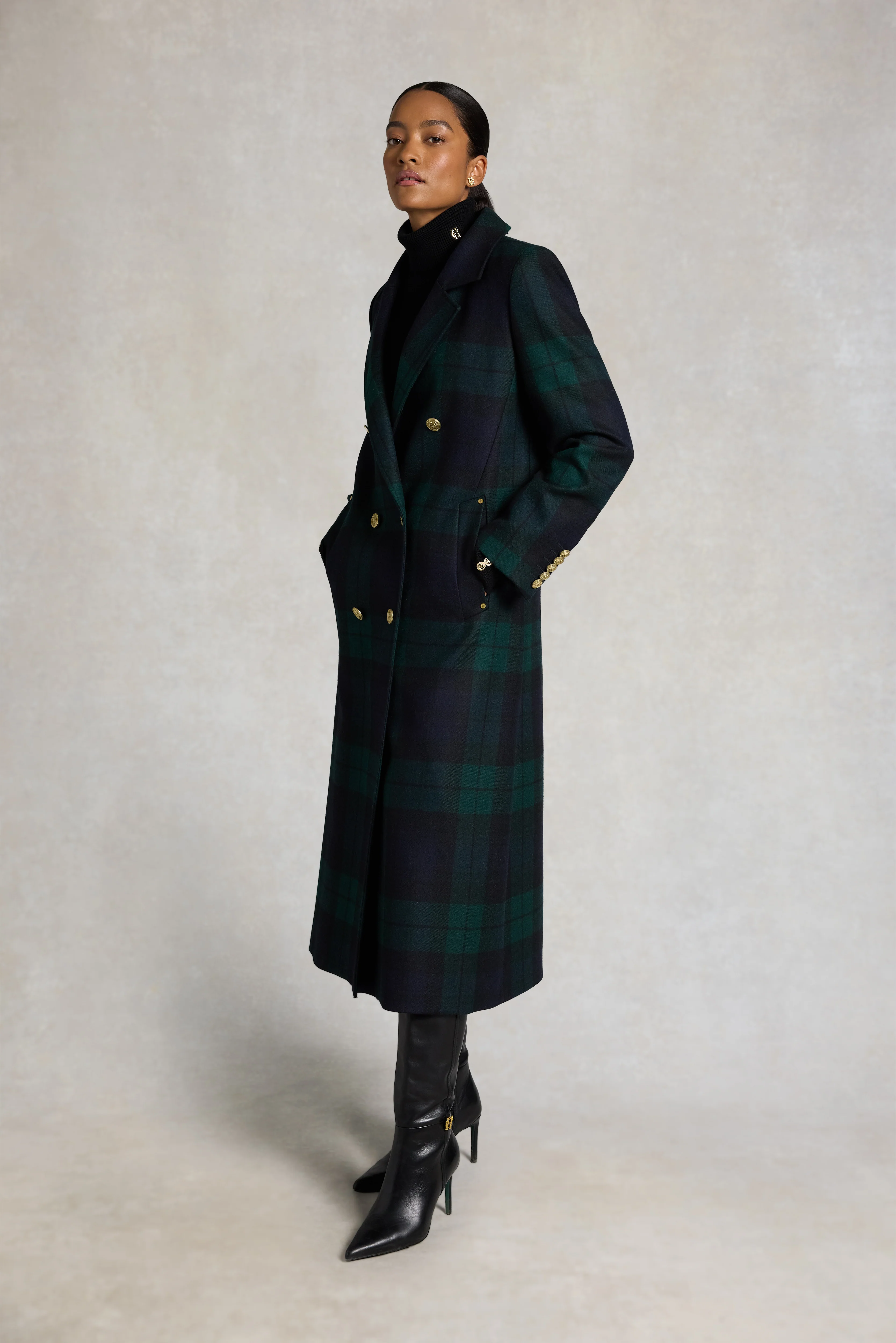 Double Breasted Coat (Blackwatch) - Image 3