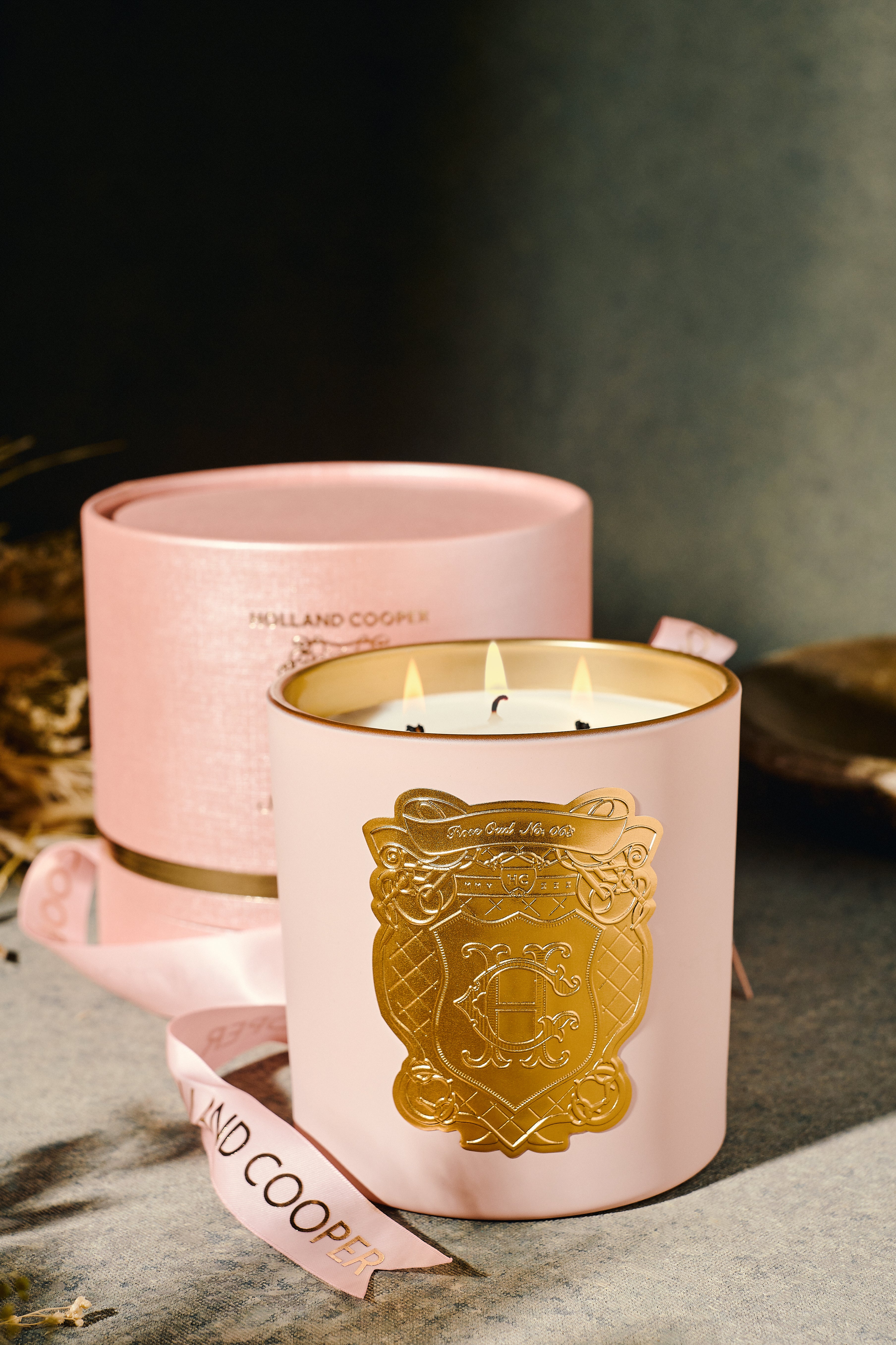 Triple Wick Candle (Rose Oud) - Image 3