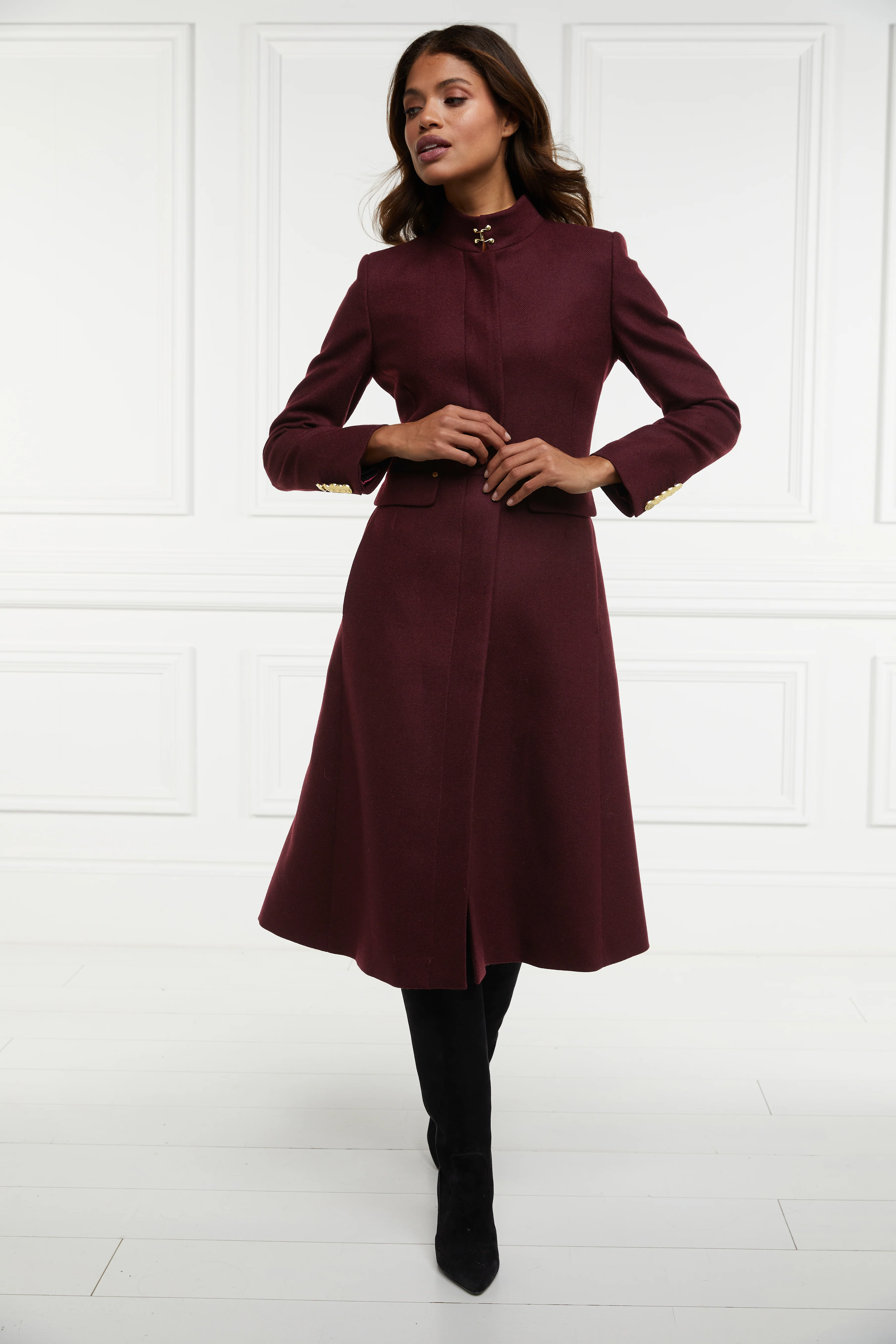 Dowdeswell Coat (Mulberry) - Image 3