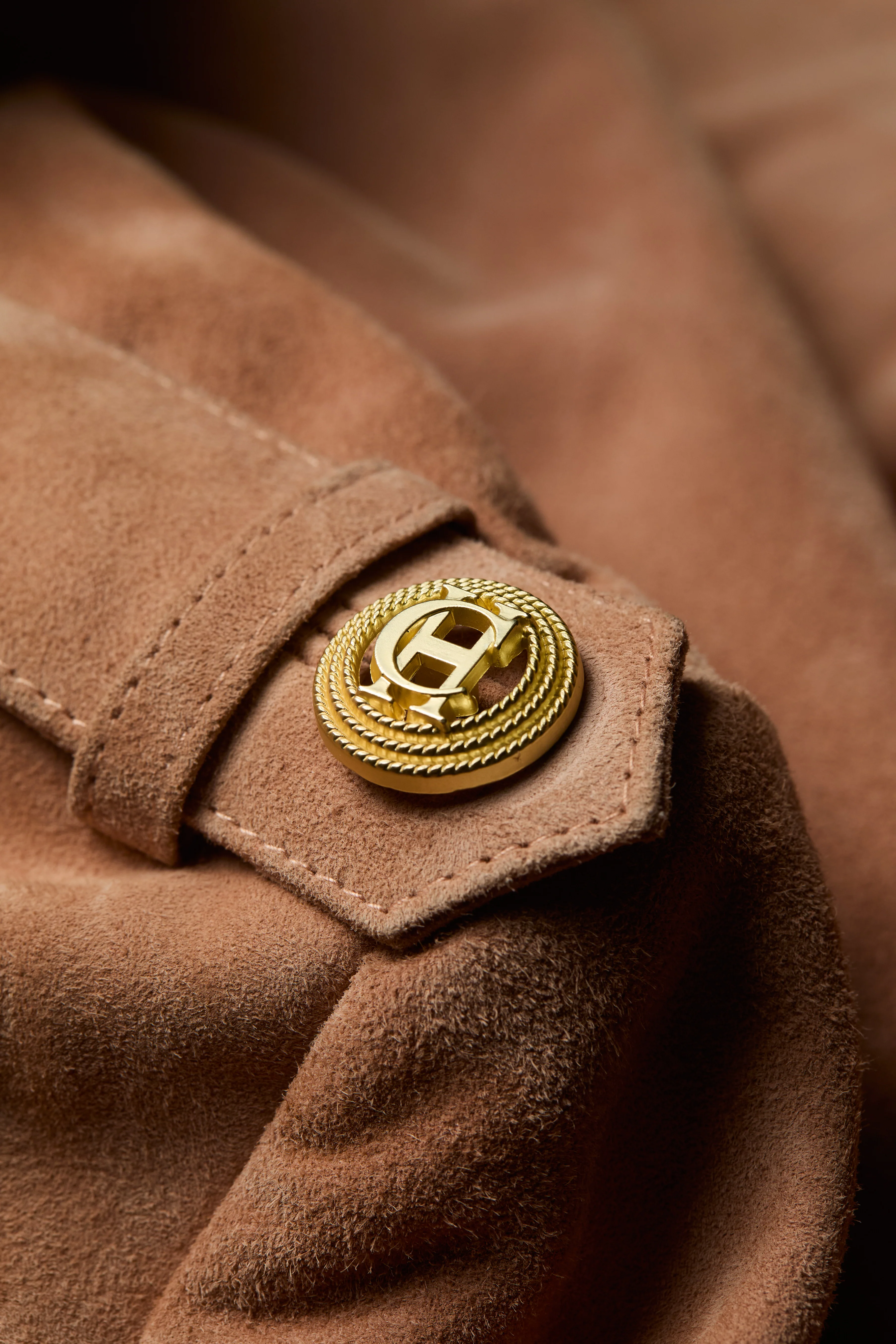 Draycott Suede Jacket (Nude) - Image 7