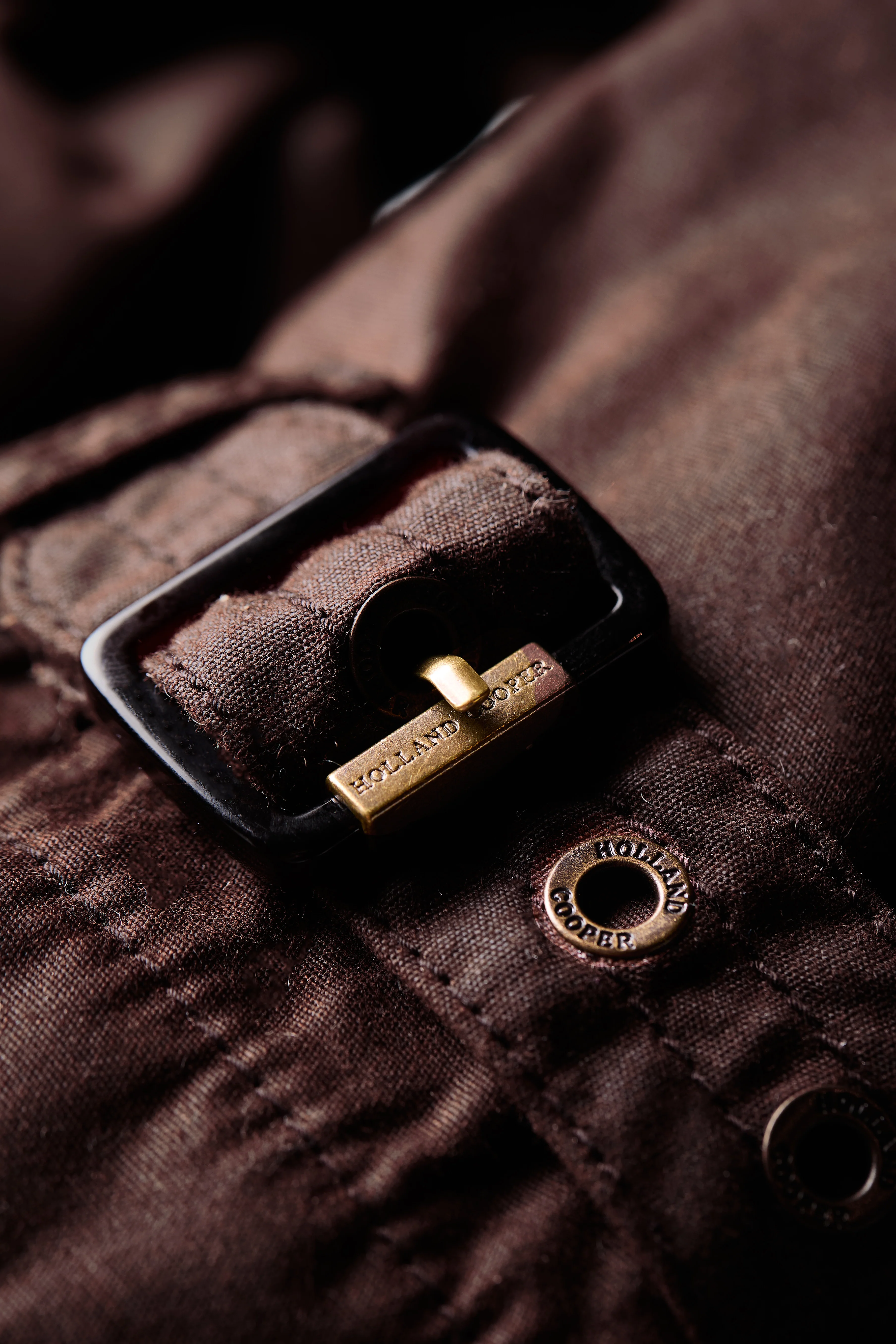 Durham Wax Jacket (Chocolate) - Image 11