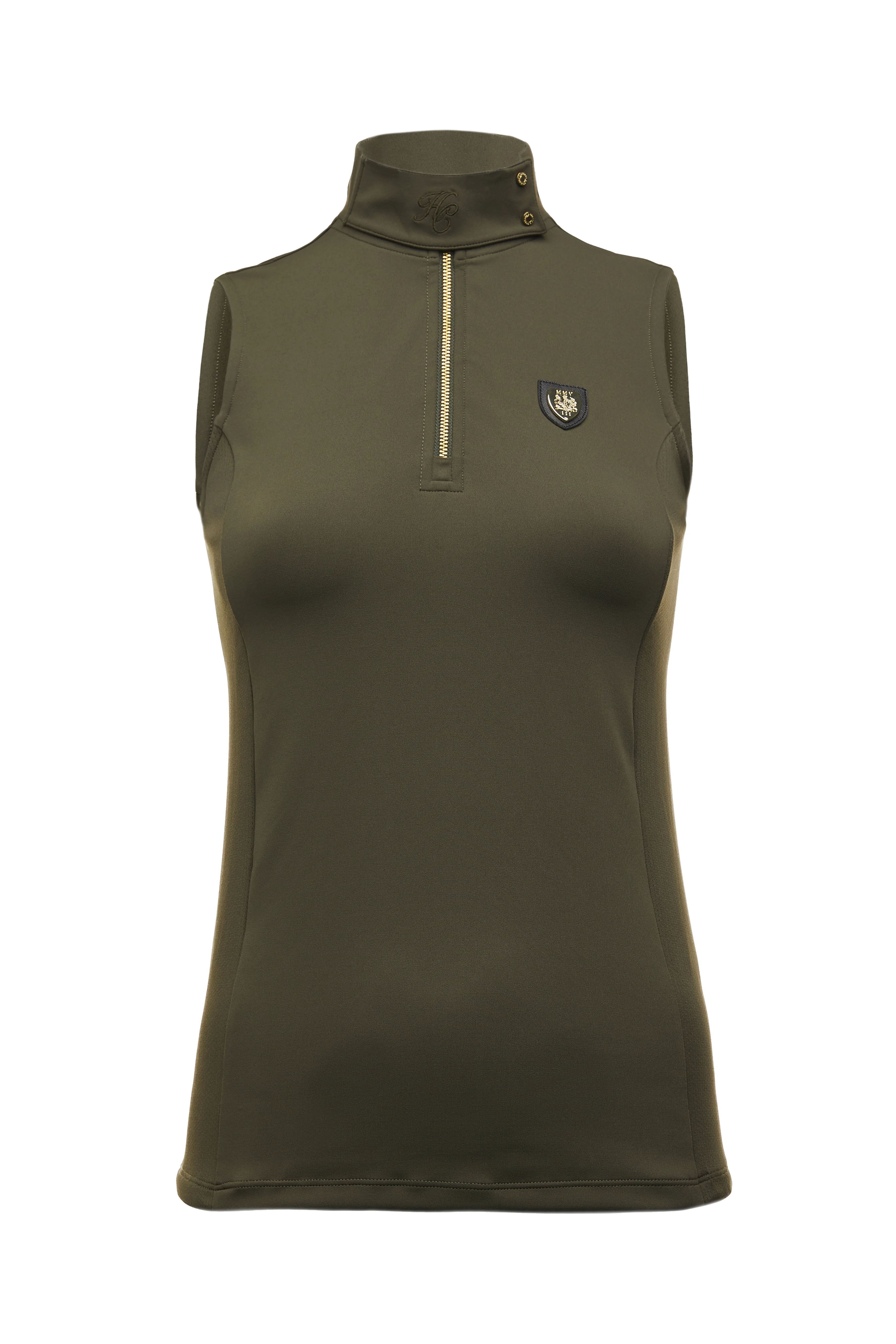 Elite Sleeveless Base Layer (Olive) - Image 6