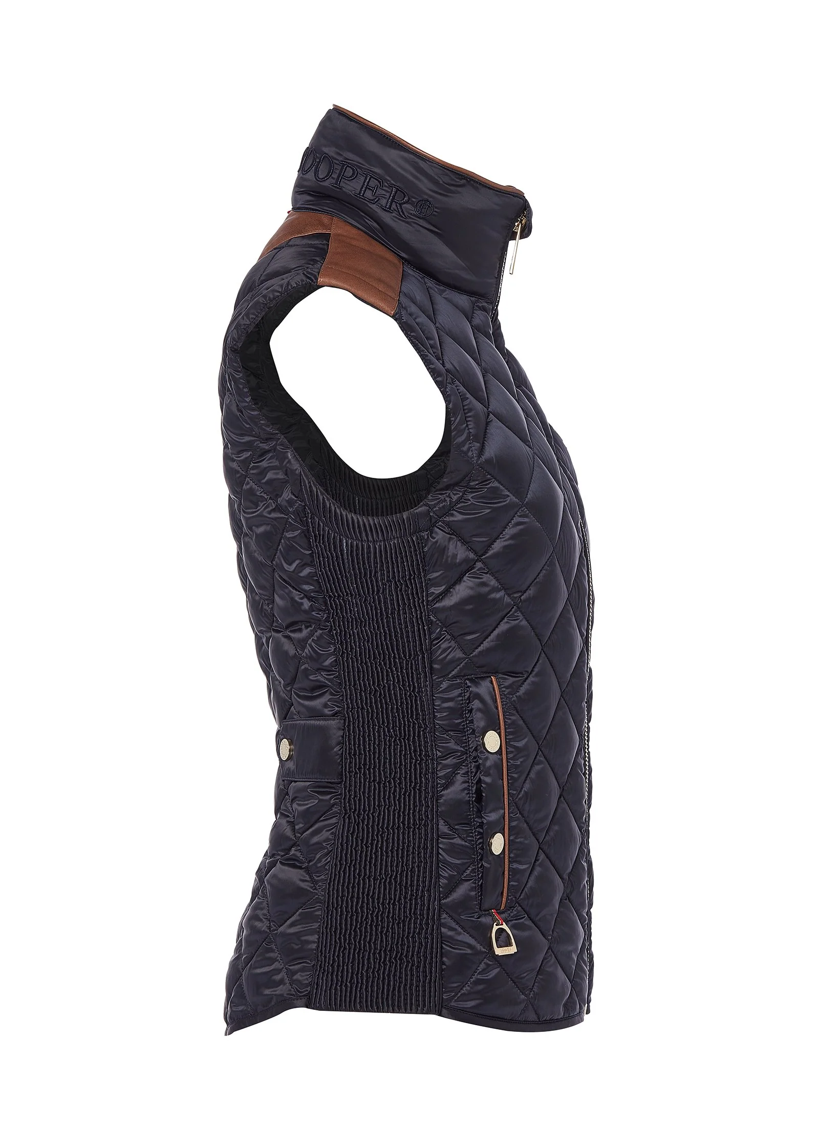 Diamond Quilt Classic Gilet (Ink Navy) - Image 10