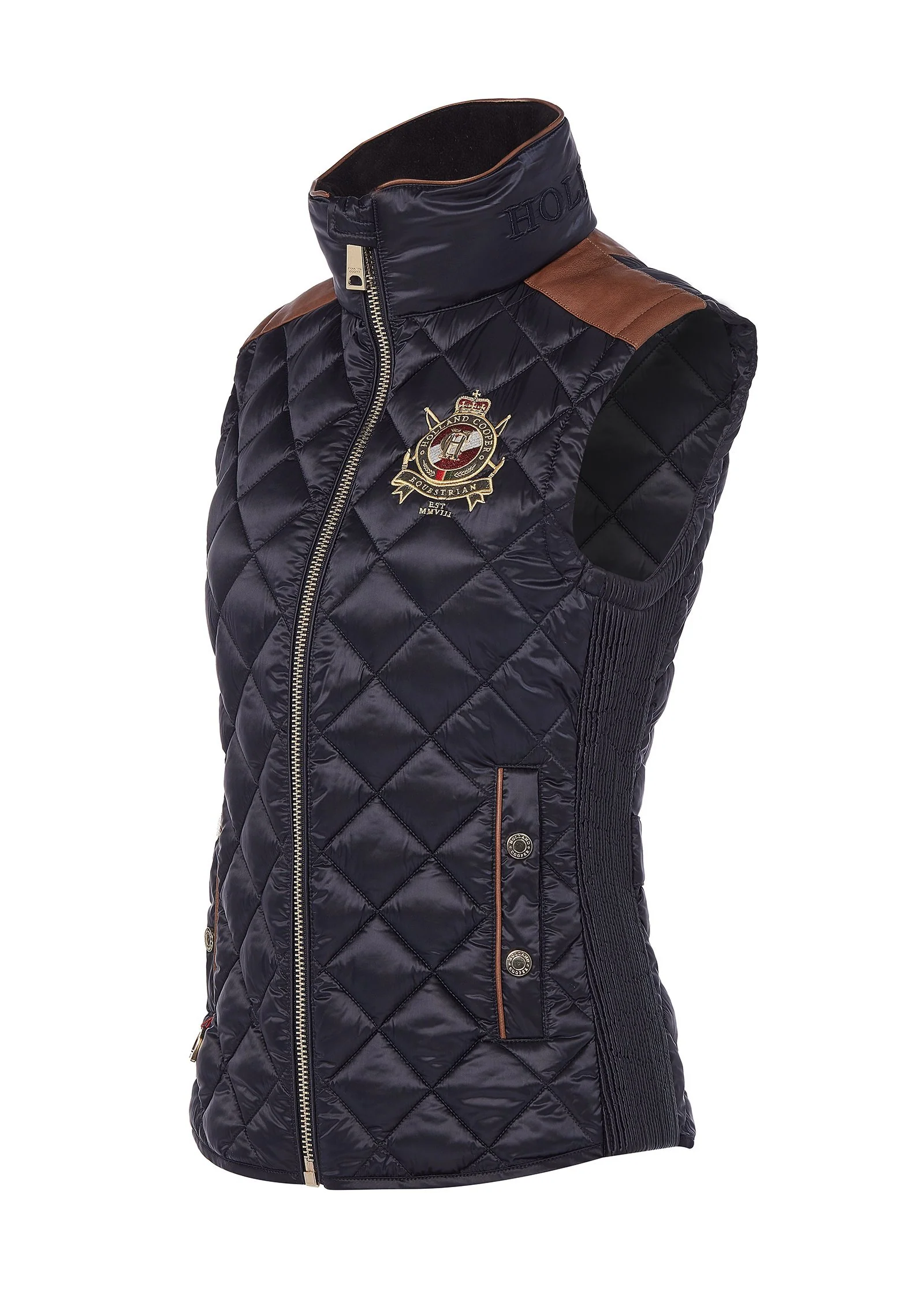 Diamond Quilt Classic Gilet (Ink Navy) - Image 9