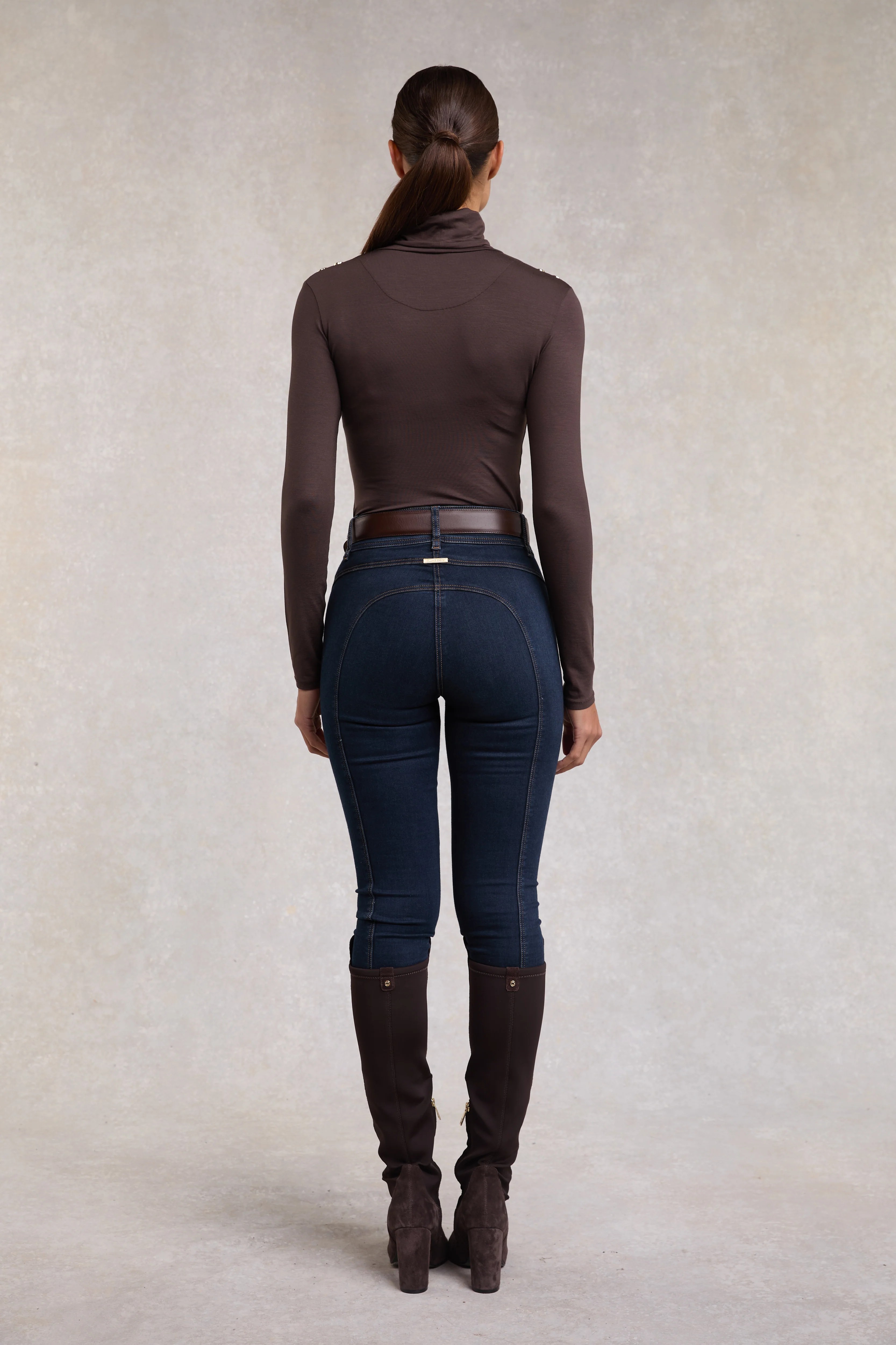 Essential Roll Neck (Coffee) - Image 6