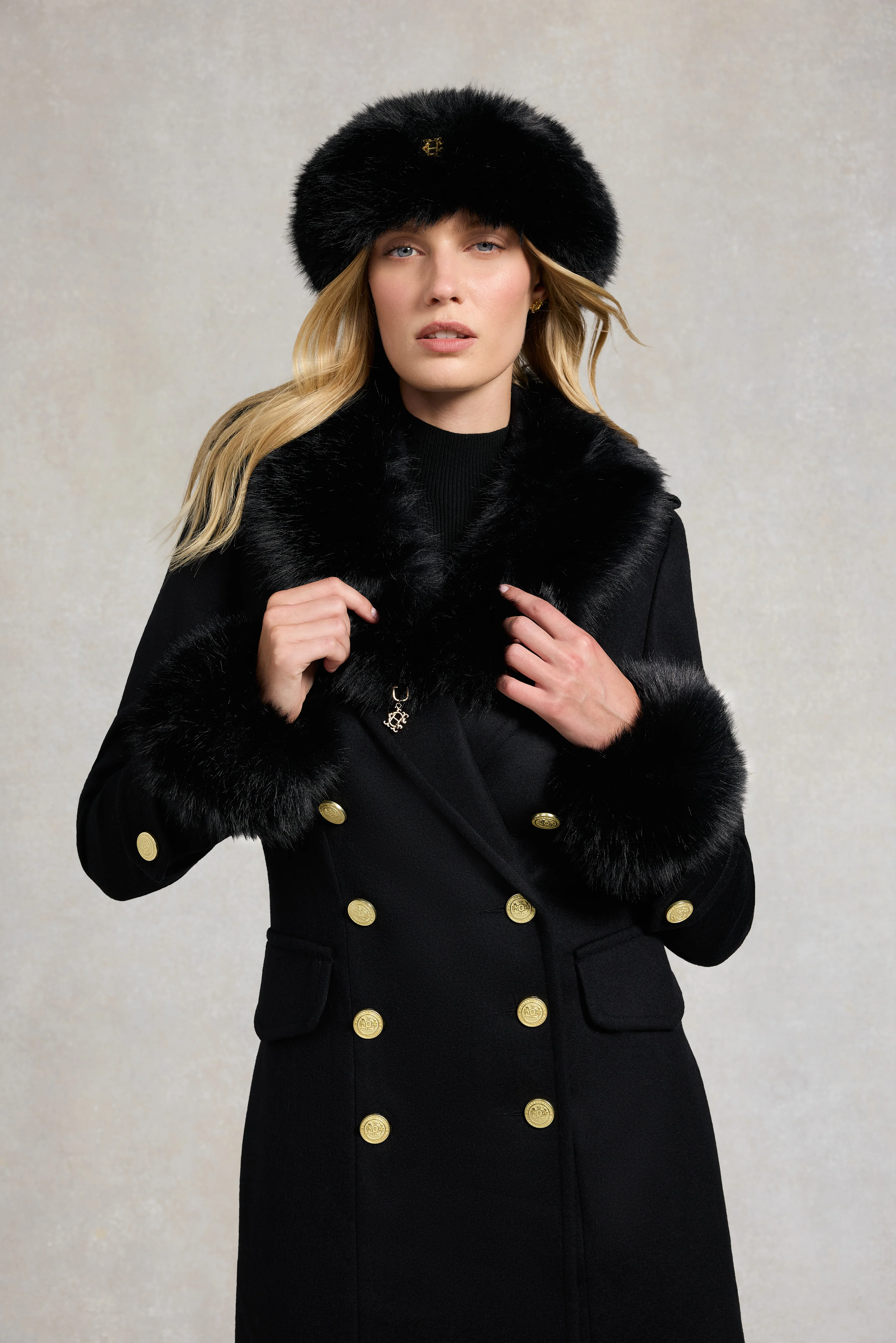 Faux Fur Cuff (Black) - Image 2