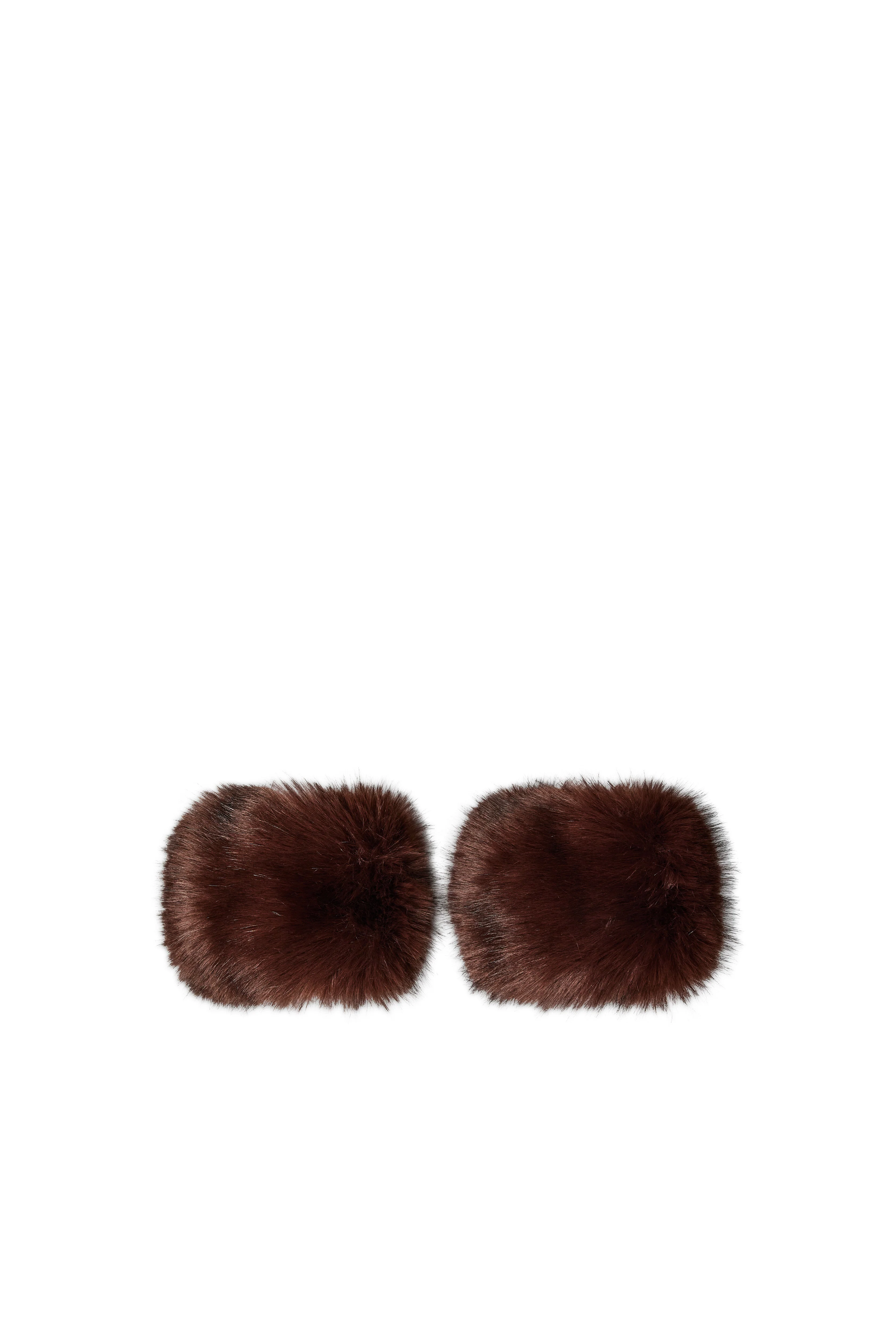 Faux Fur Cuff (Chocolate) - Image 5
